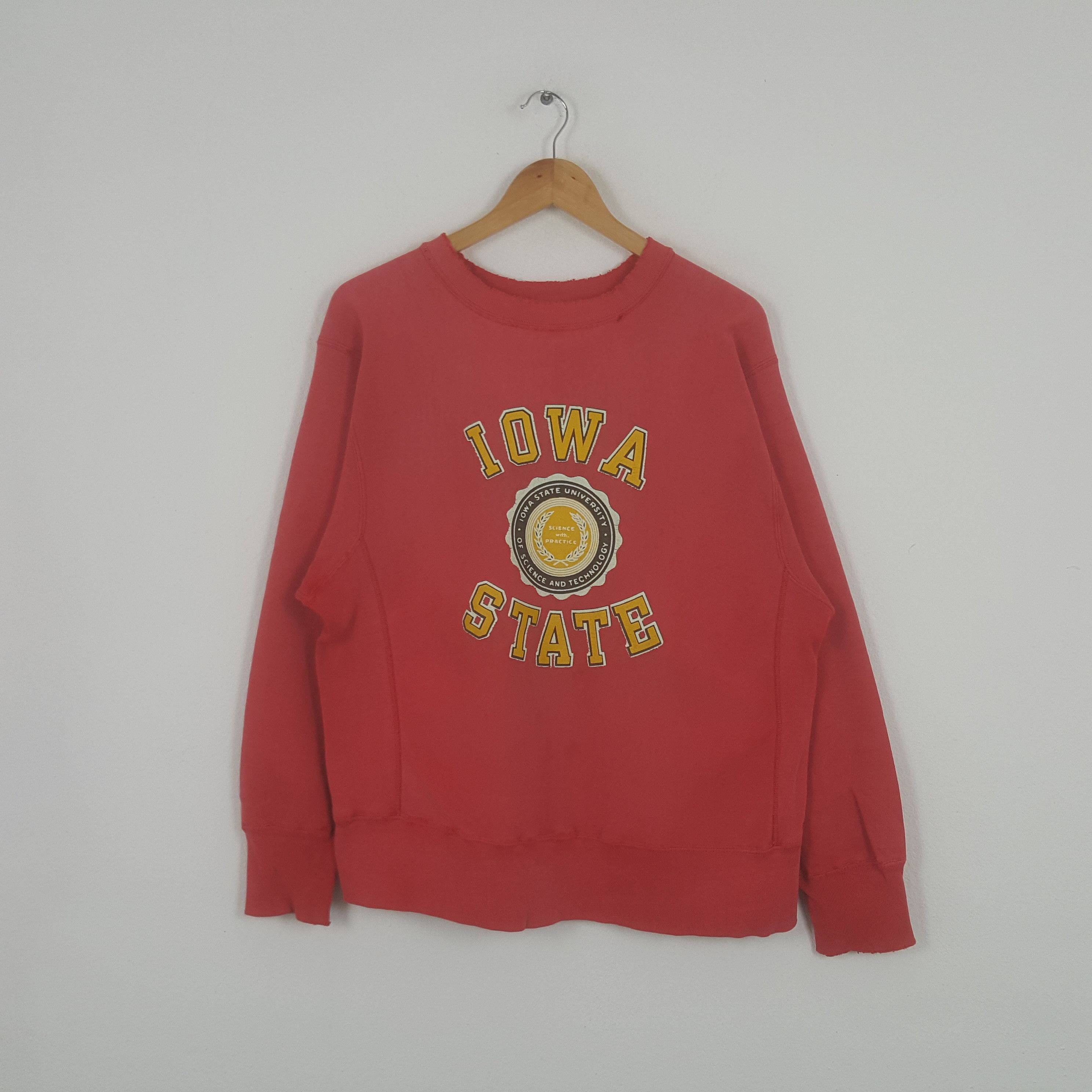 Vintage Champion Iowa State University Distressed Sweatshirt