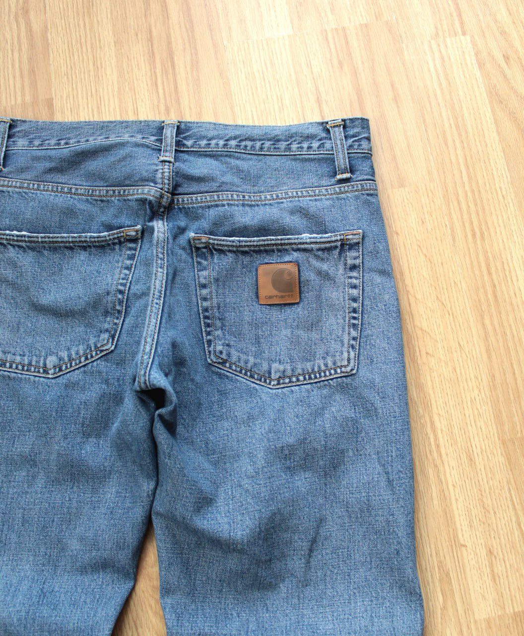 Carhartt 🔥 Carhartt WIP Vintage Logo Klondike Pant Denim Blue Jeans Size US 32 / EU 48 - 2 Thumbnail
