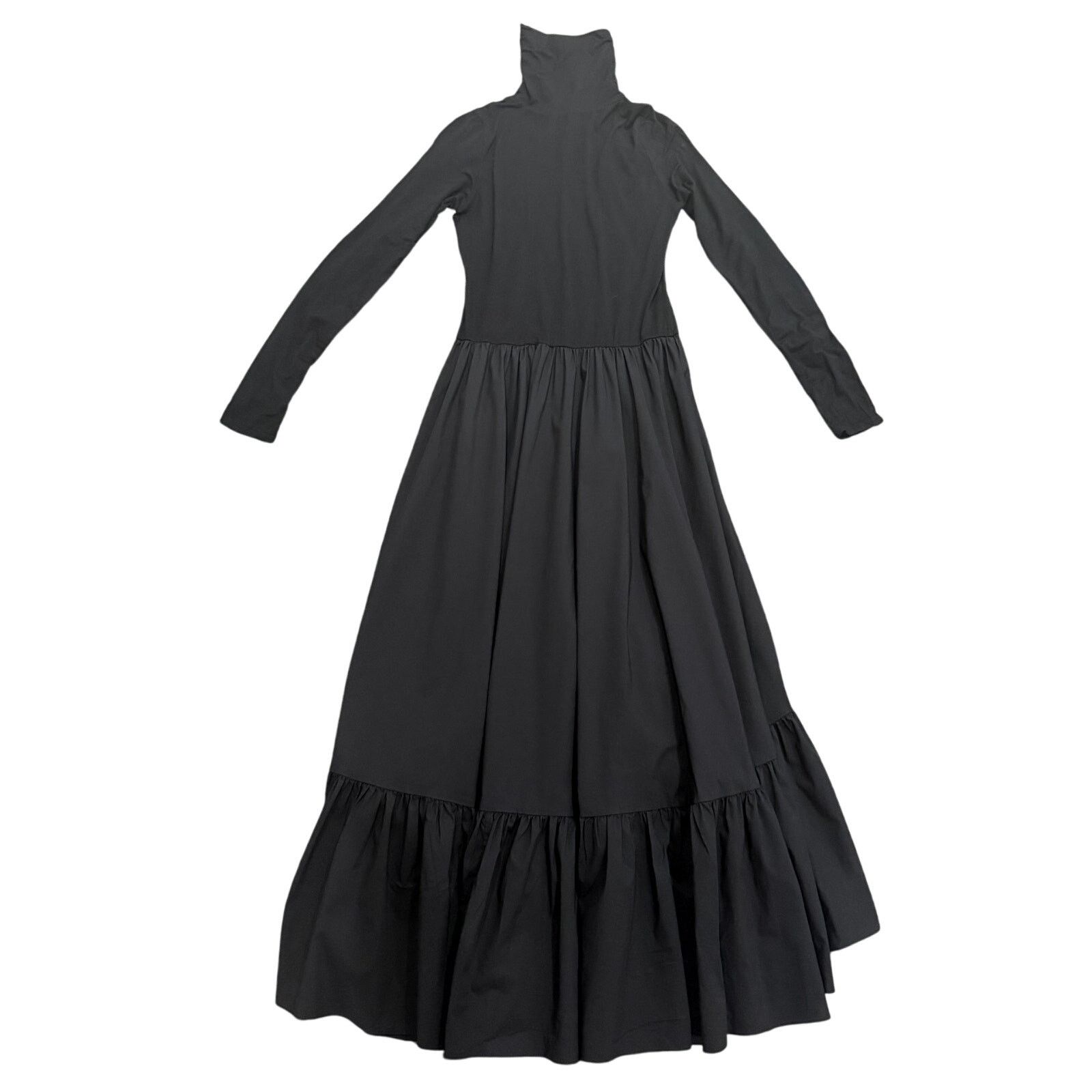 CAROLINE CONSTAS Caroline Constas Melissa Long Sleeve Dress in Black, Size M Size M / US 6-8 / IT 42-44 - 4 Thumbnail
