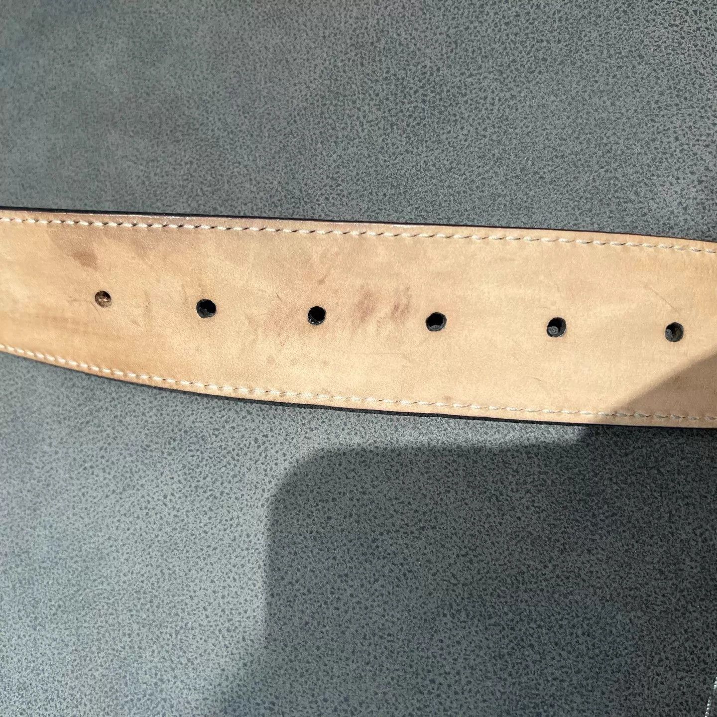 Gucci Gucci GG Monogram Full Embossed Gold Buckle Belt Size ONE SIZE - 6 Thumbnail
