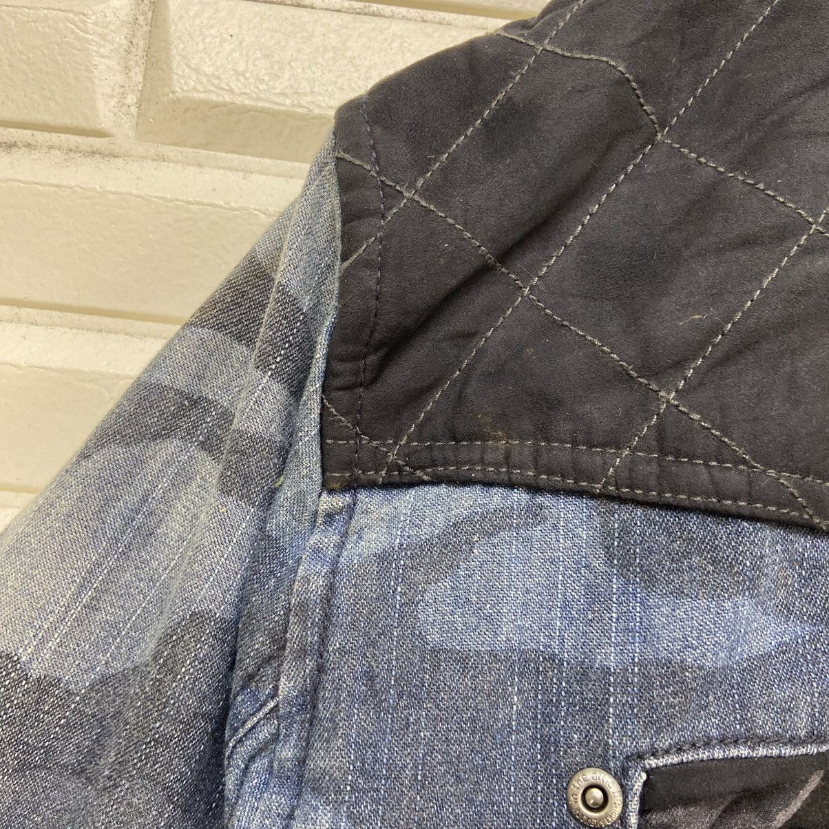 In The Attic 🔥In The Attic Camouflage Synthetic Leather + Denim Jacket Size US XXL / EU 58 / 5 - 15 Thumbnail