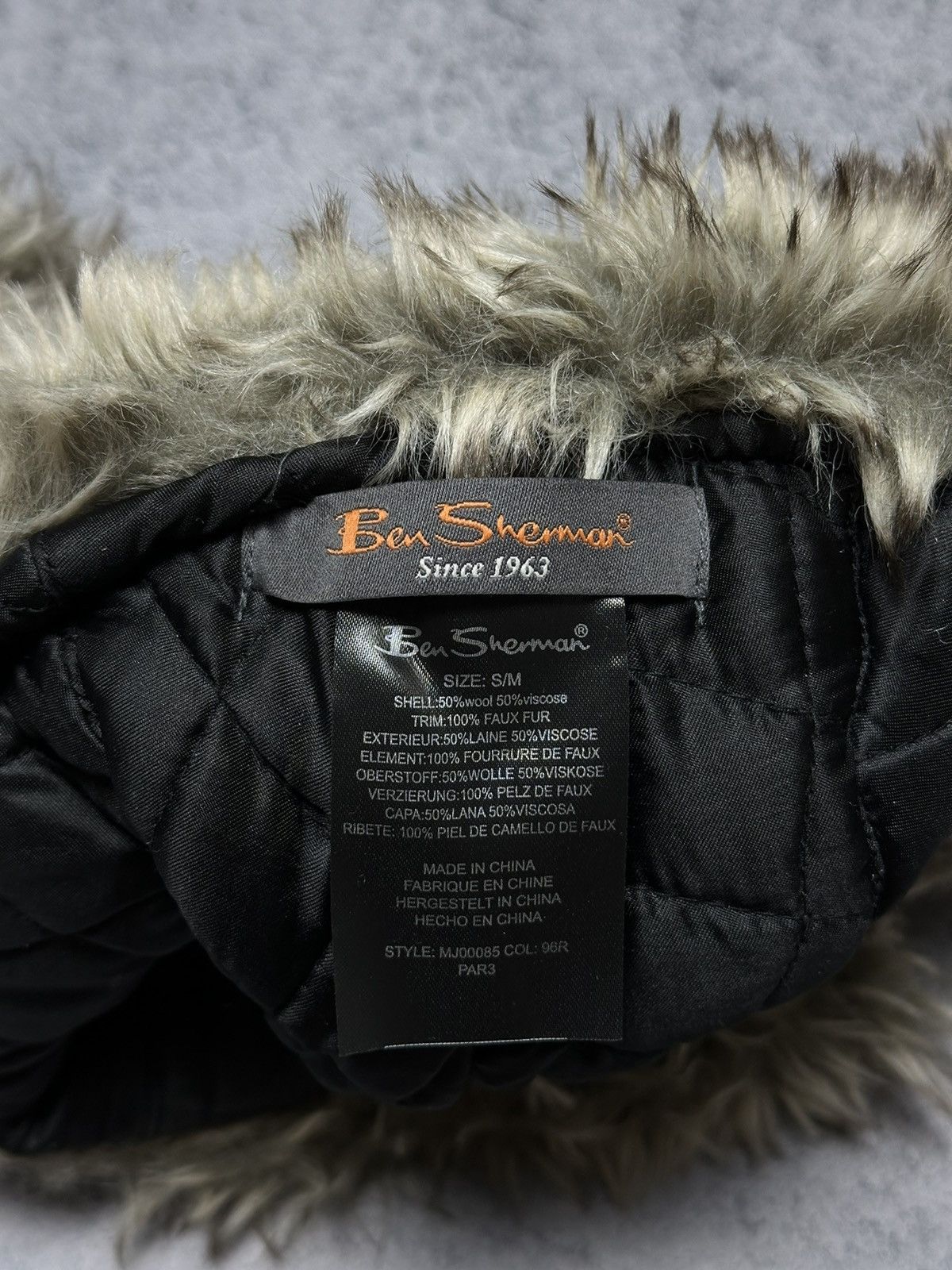 Ben Sherman Ben Sherman Y2K Fuzzy Ushanka Beanie Hat Mohair Faux Fur Size ONE SIZE - 10 Thumbnail