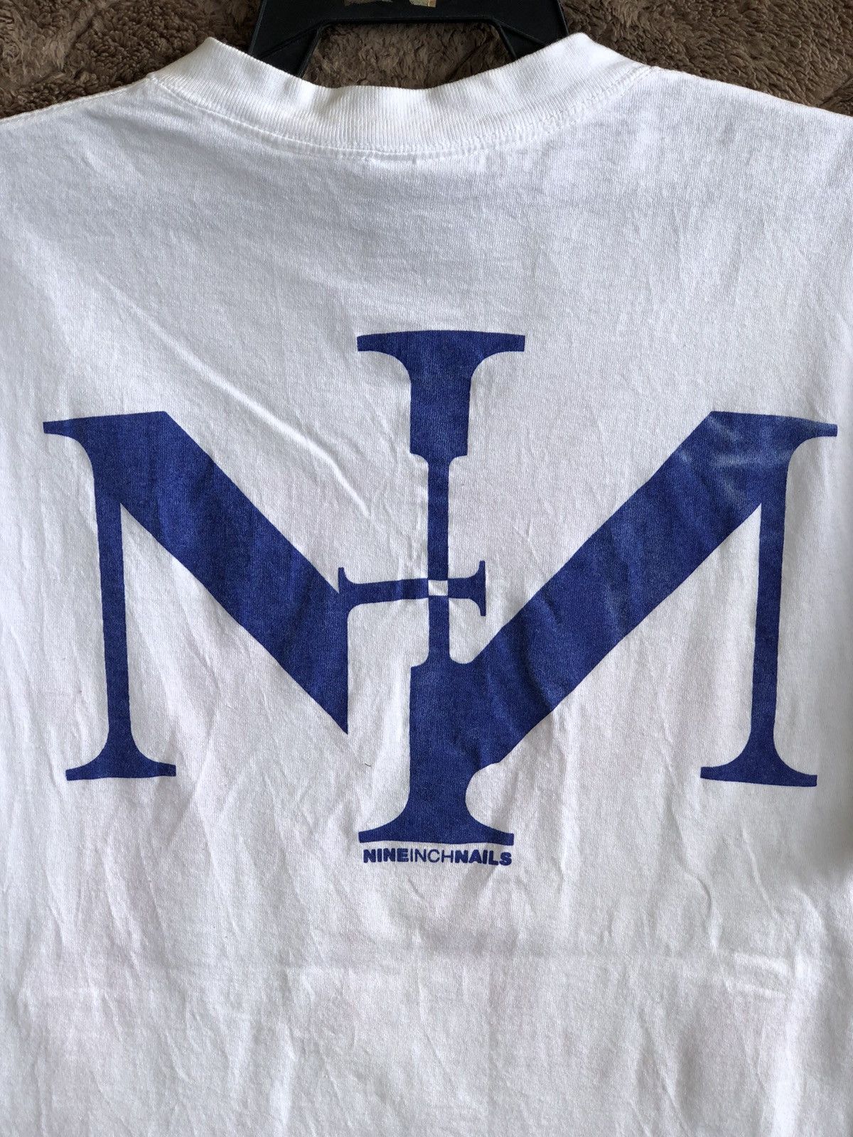 Band Tees Vintage 90s NINE INCH NAIL Sin Band Tee Size US L / EU 52-54 / 3 - 4 Thumbnail