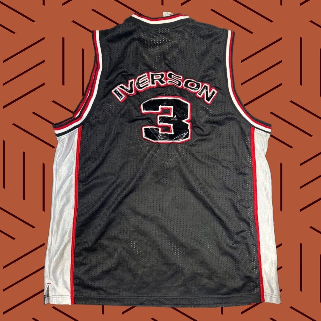 Reebok VINTAGE Reebok Jersey XL The Answer Allen Iverson I3 AI Limited Edition Hip Hop Y2K shirt Mens Size US XL / EU 56 / 4 - 1 Thumbnail