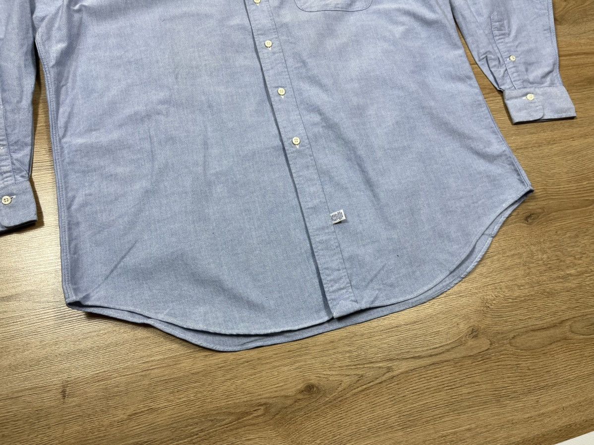 Polo Ralph Lauren Polo Ralph Lauren Bear Oxford Shirt Blue Dutton Sleeve Men’s Size US XXL / EU 58 / 5 - 2 Thumbnail