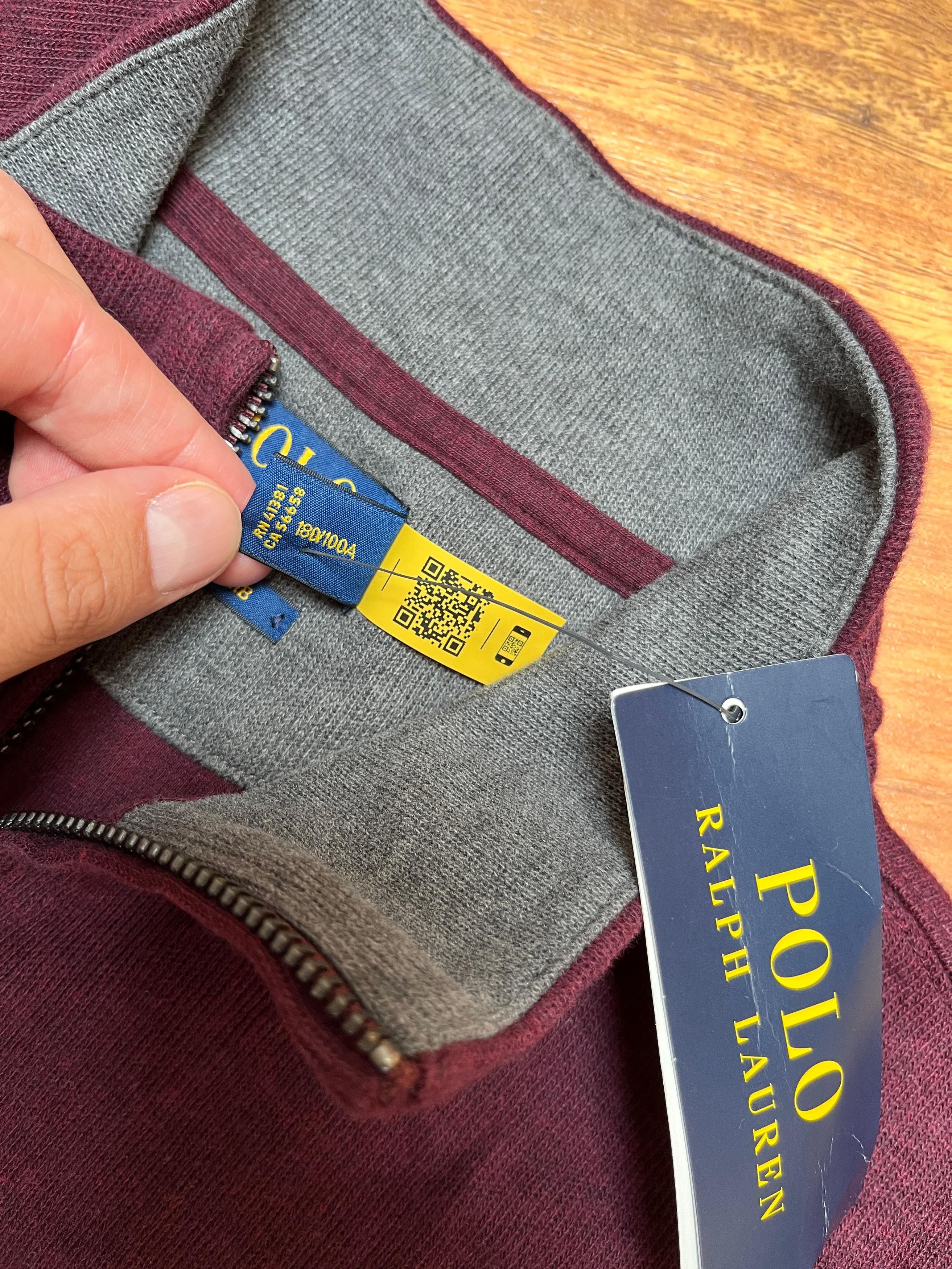 Polo Ralph Lauren Sweter Polo Ralph Laurent L Estate-rib Quarter-zip Pullover Size US L / EU 52-54 / 3 - 4 Thumbnail