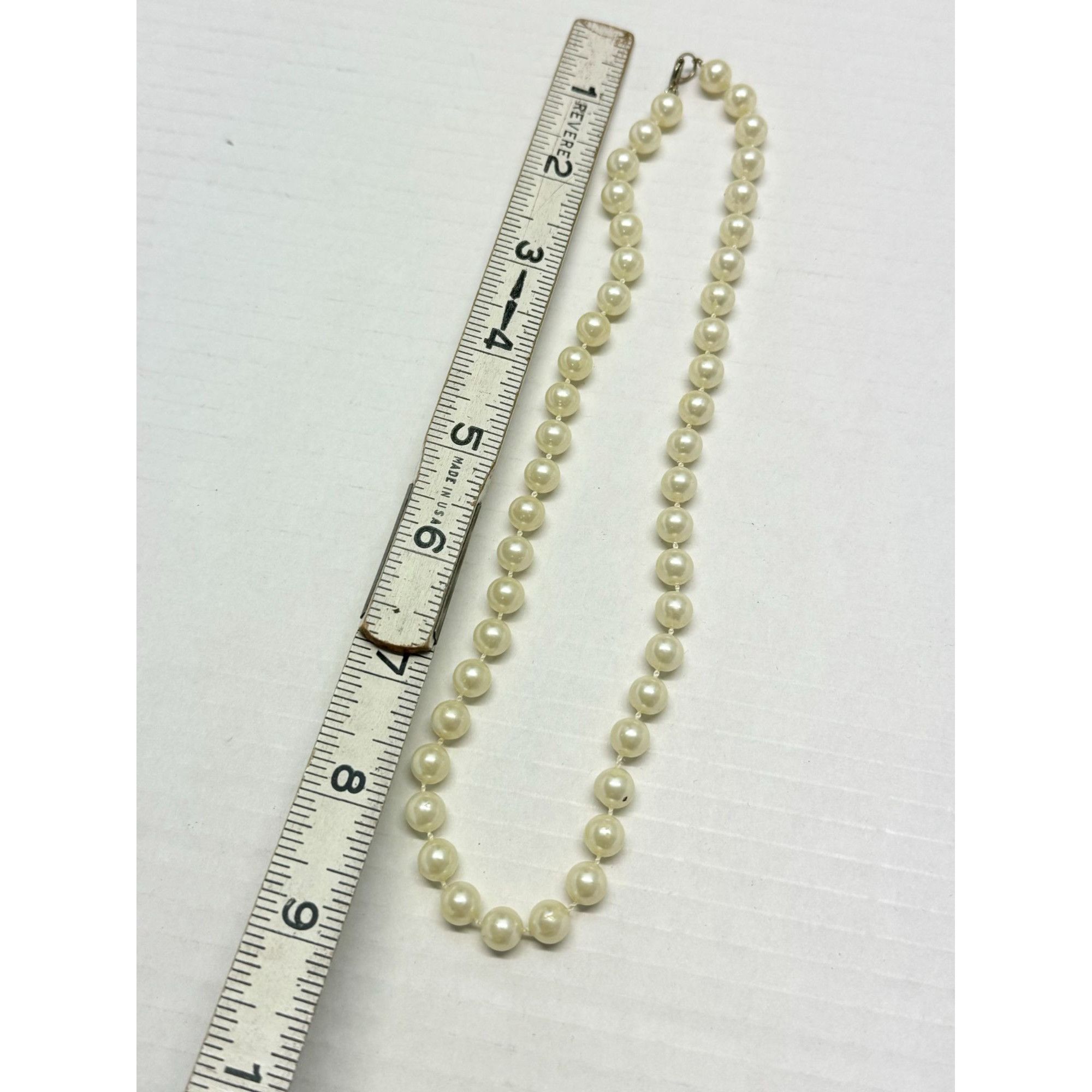 Vintage Vintage faux pearl beaded necklace Size ONE SIZE - 4 Thumbnail
