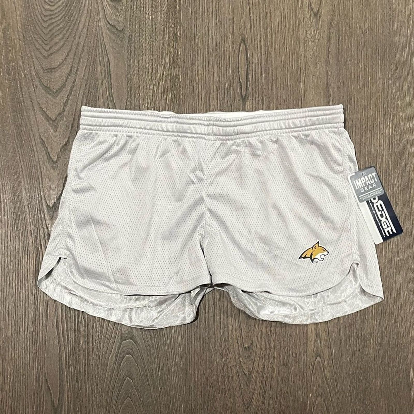 Vintage NWT Montana State Babcot Mesh Track Shorts - Size M Size 28" / US 6 / IT 42 - 1 Thumbnail