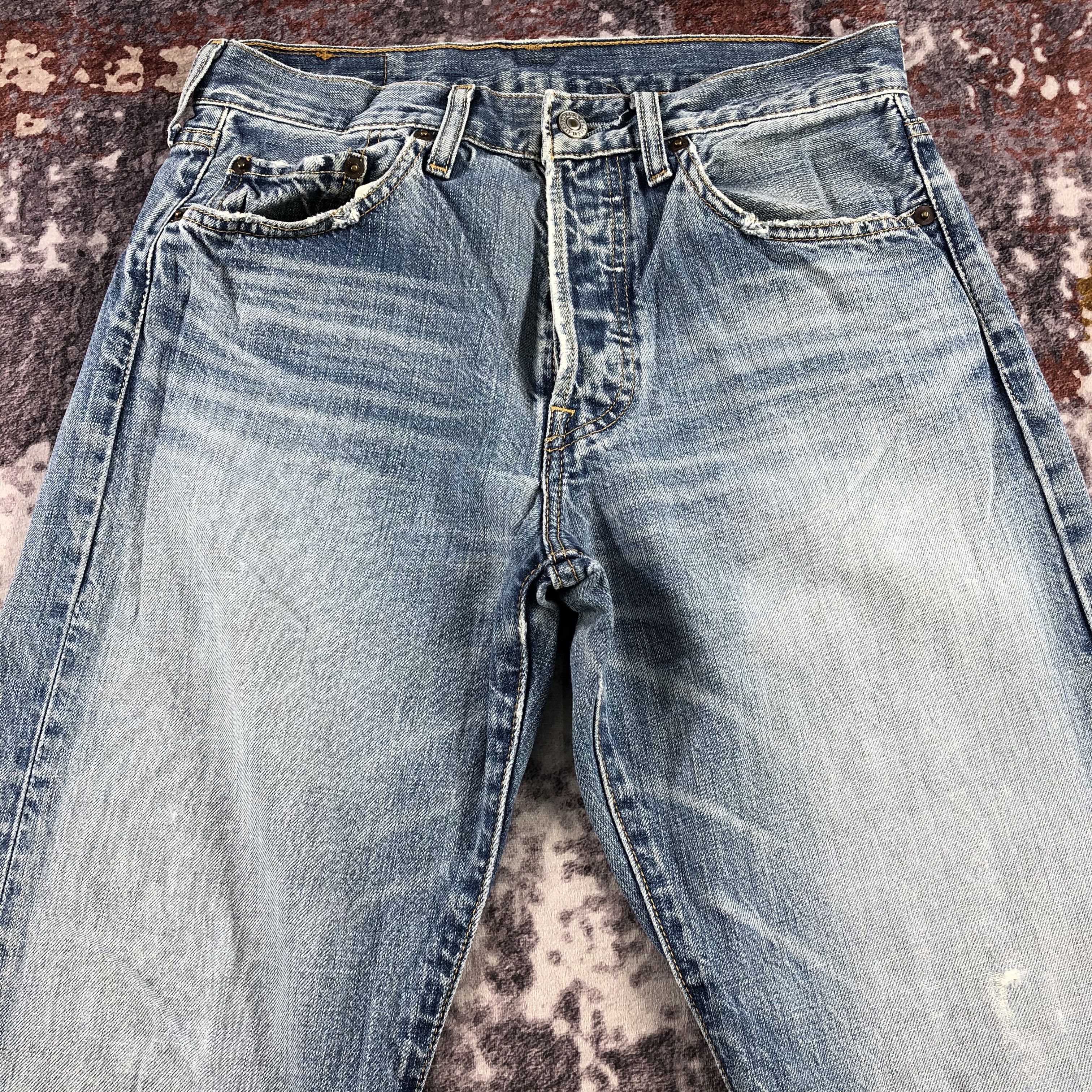 Levi's × Vintage 90s Vintage Blue Wash Levis 501 Jeans-JM2777 Size US 29 - 3 Thumbnail