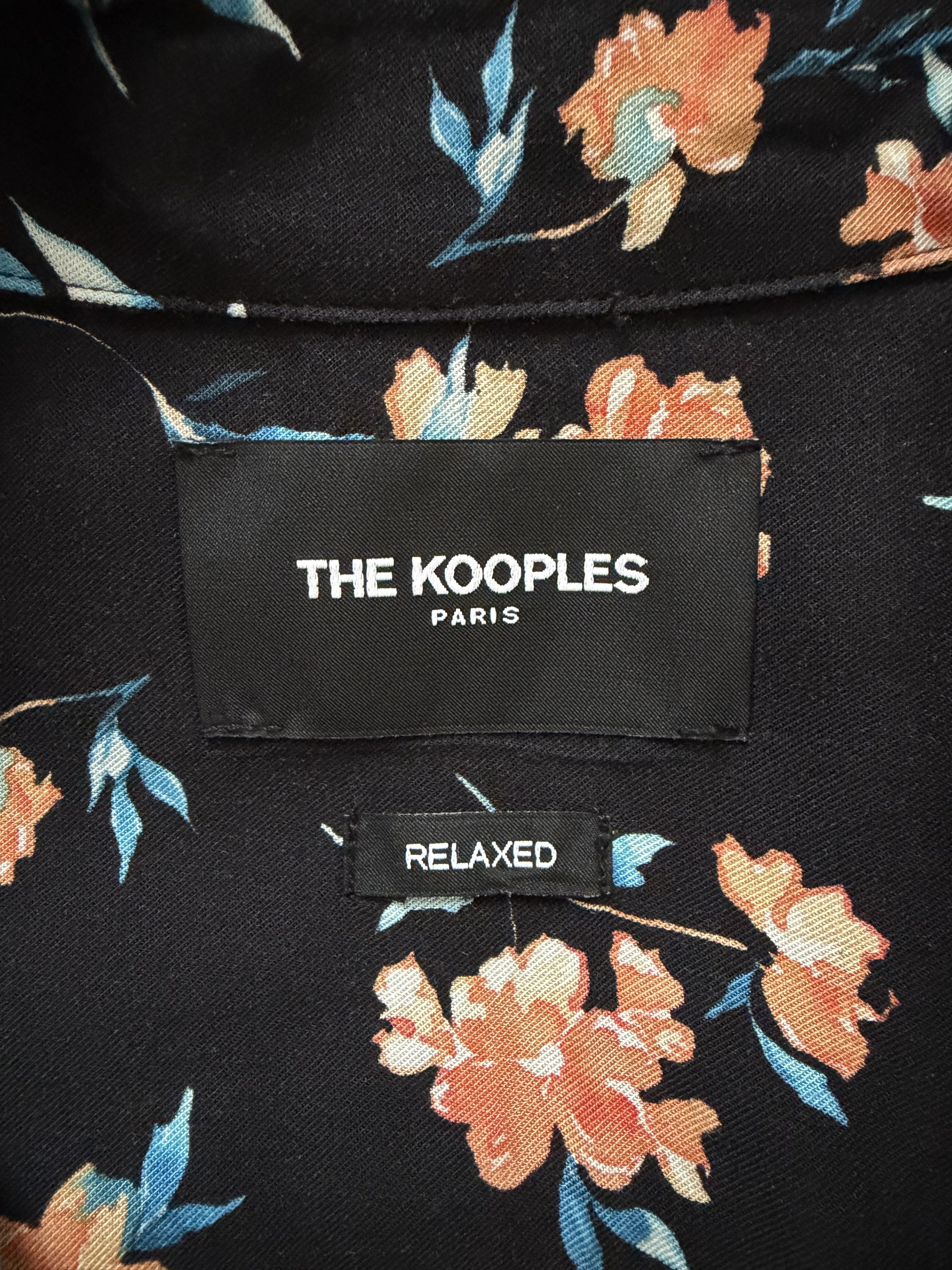 The Kooples The Kooples Black Shirt with Floral Print Size US S / EU 44-46 / 1 - 4 Thumbnail