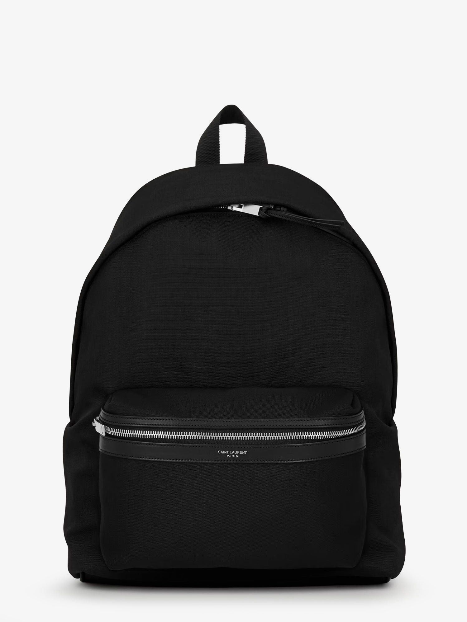 Saint Laurent Paris Nylon And Leather City Backpack Size ONE SIZE - 1 Thumbnail