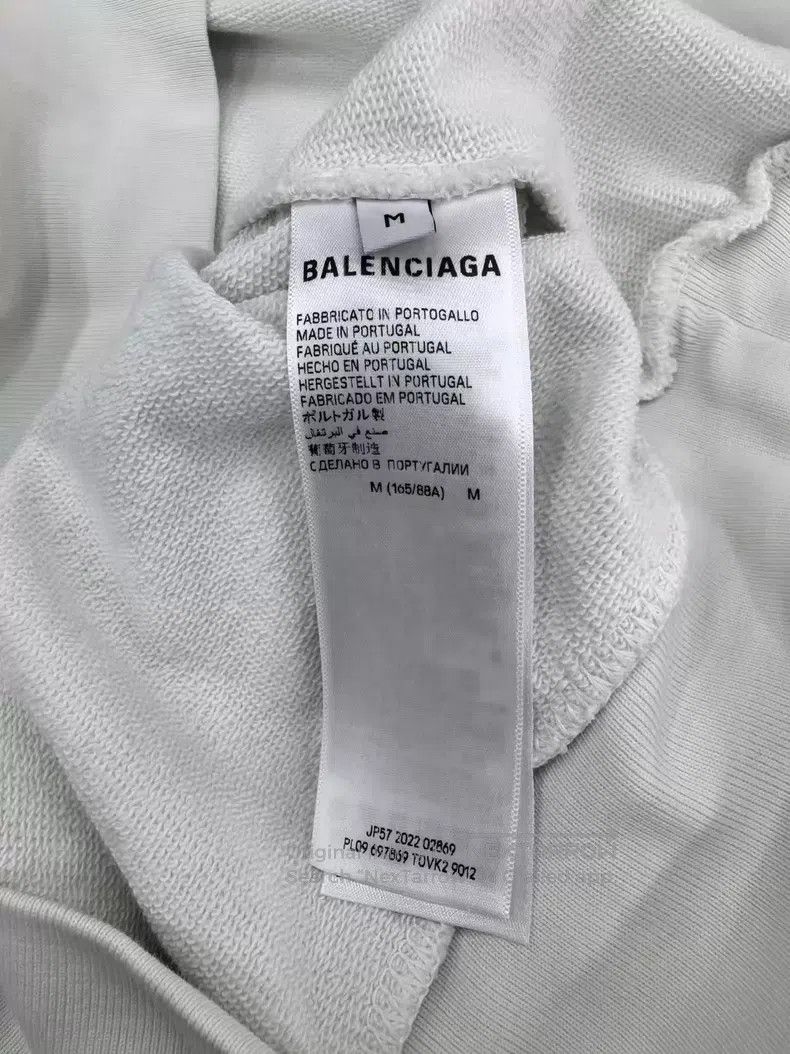 Balenciaga Balenciaga Letter logo print round neck pullover sweatshir Size US M / EU 48-50 / 2 - 4 Thumbnail