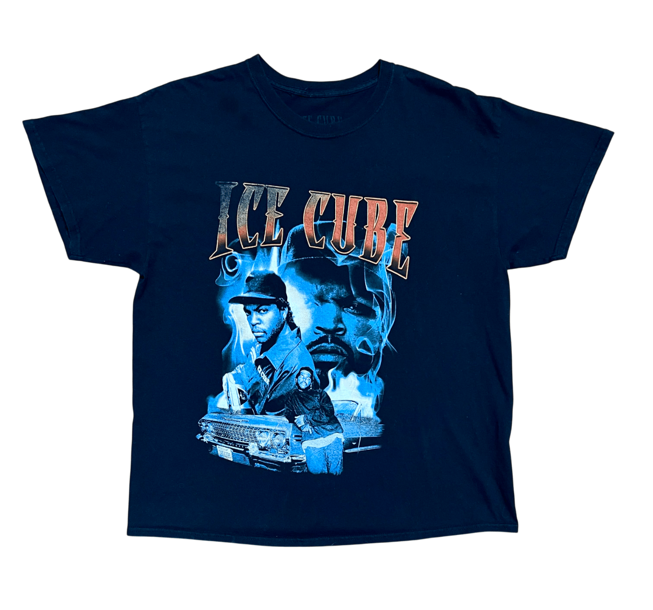 Other Ice Cube Chevy '64 Impala Black Graphic T-Shirt Size US XL / EU 56 / 4 - 1 Thumbnail