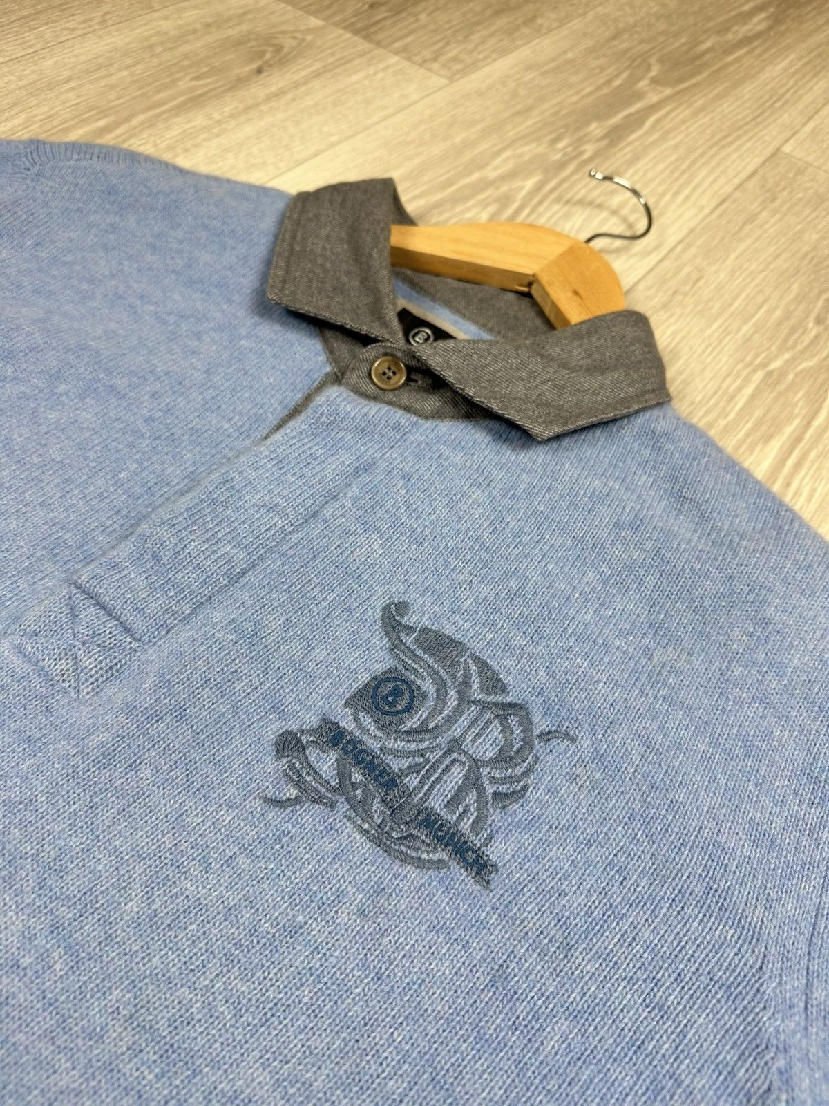 Bogner × Vintage Bogner Yachting Polos Knit Wool Sweater Long Sleeves Size US XL / EU 56 / 4 - 5 Thumbnail