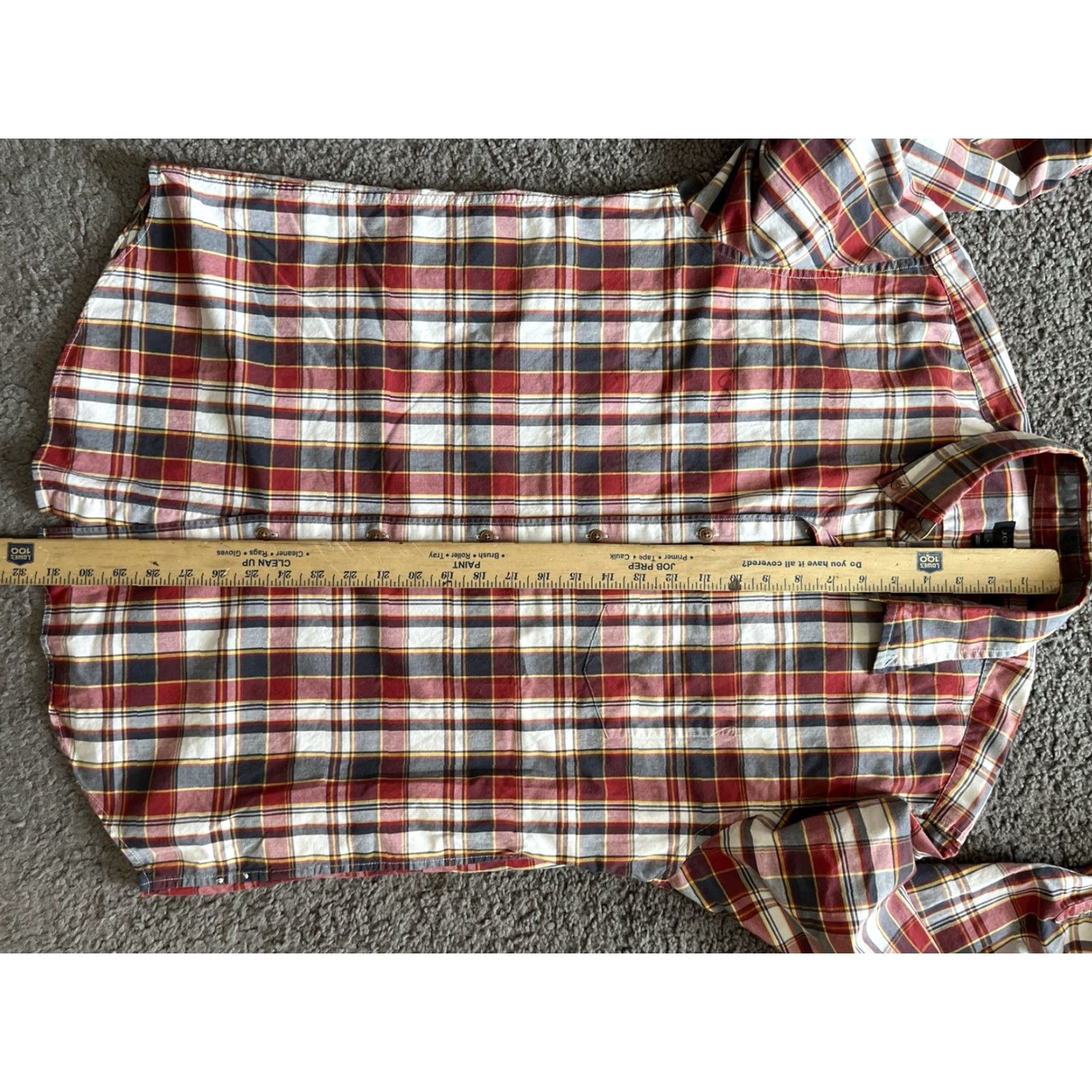 J.Crew J. Crew Long Sleeve Button-Down Shirt Men's L Red Plaid Casual Classic Button-Up Shirt Size US L / EU 52-54 / 3 - 4 Thumbnail