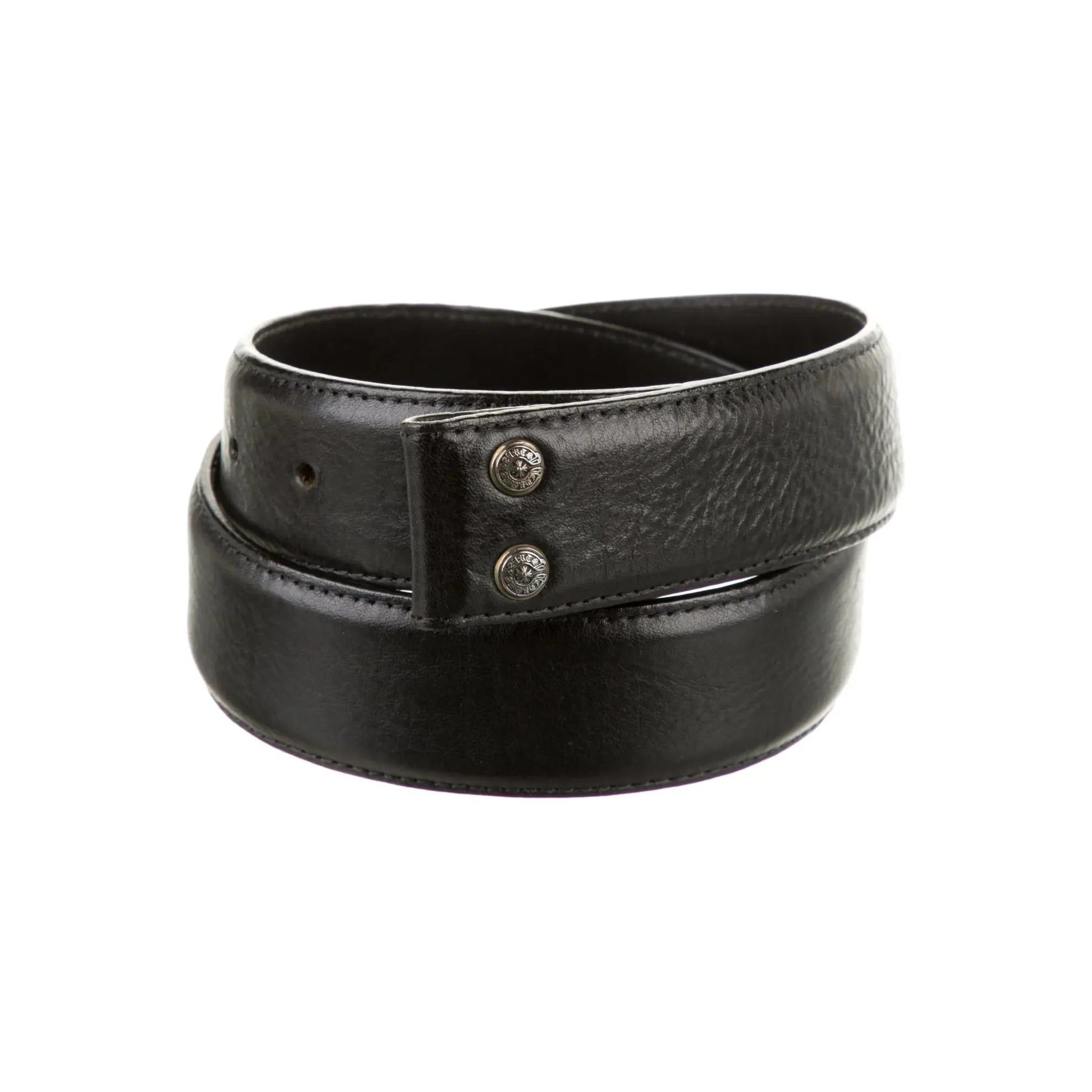 Chrome Hearts Scroll Label Rivet Leather Belt Size ONE SIZE - 1 Preview