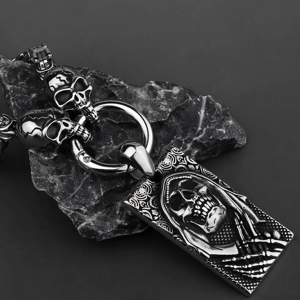 Other Pagan Faith Grim Reaper Pendant Necklace Size ONE SIZE - 5 Thumbnail