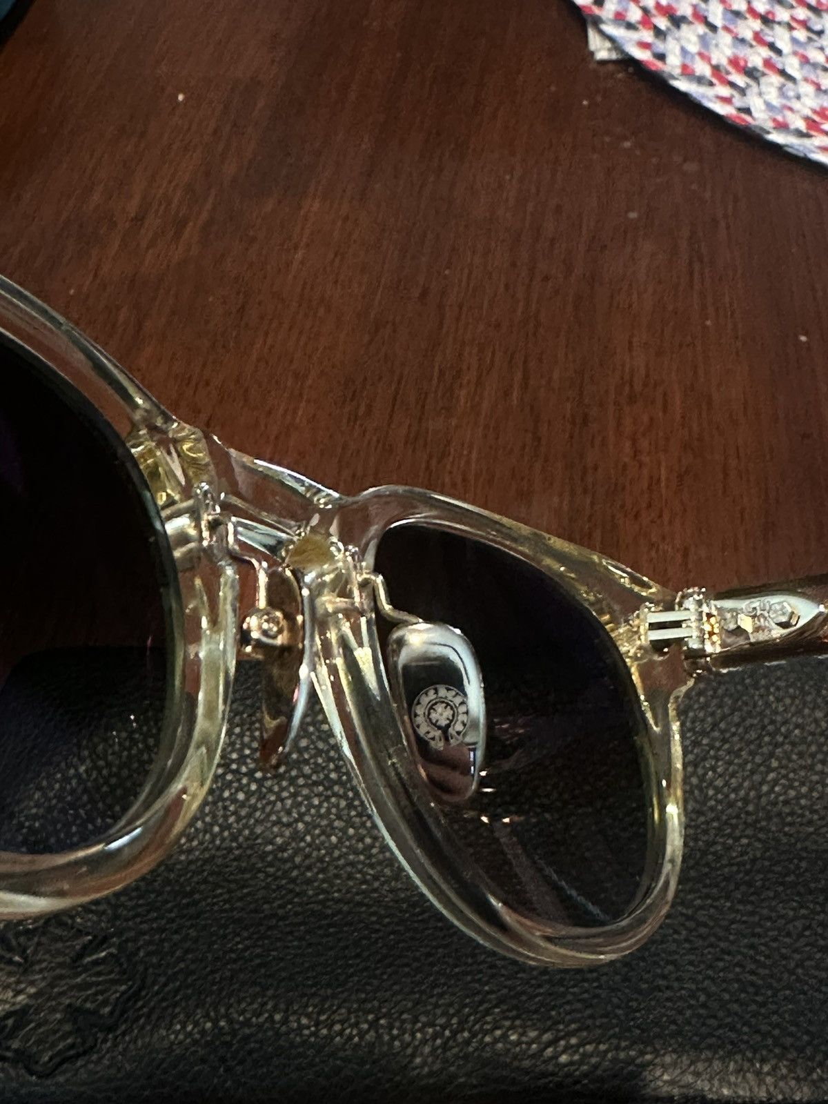 Chrome Hearts Chrome Hearts DINGALONGLINGLONG Glasses Sunglasses With Case Size ONE SIZE - 6 Thumbnail