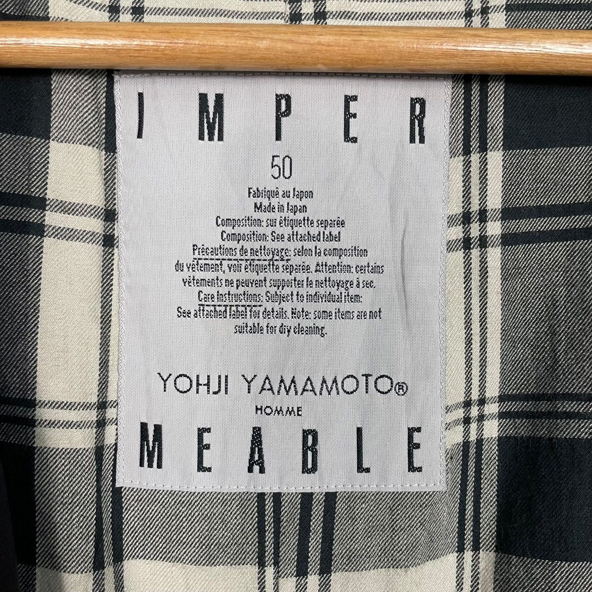 Yohji Yamamoto Yohji Yamamoto Homme Imper Meable Double Breasted Coat Size US M / EU 48-50 / 2 - 16 Thumbnail