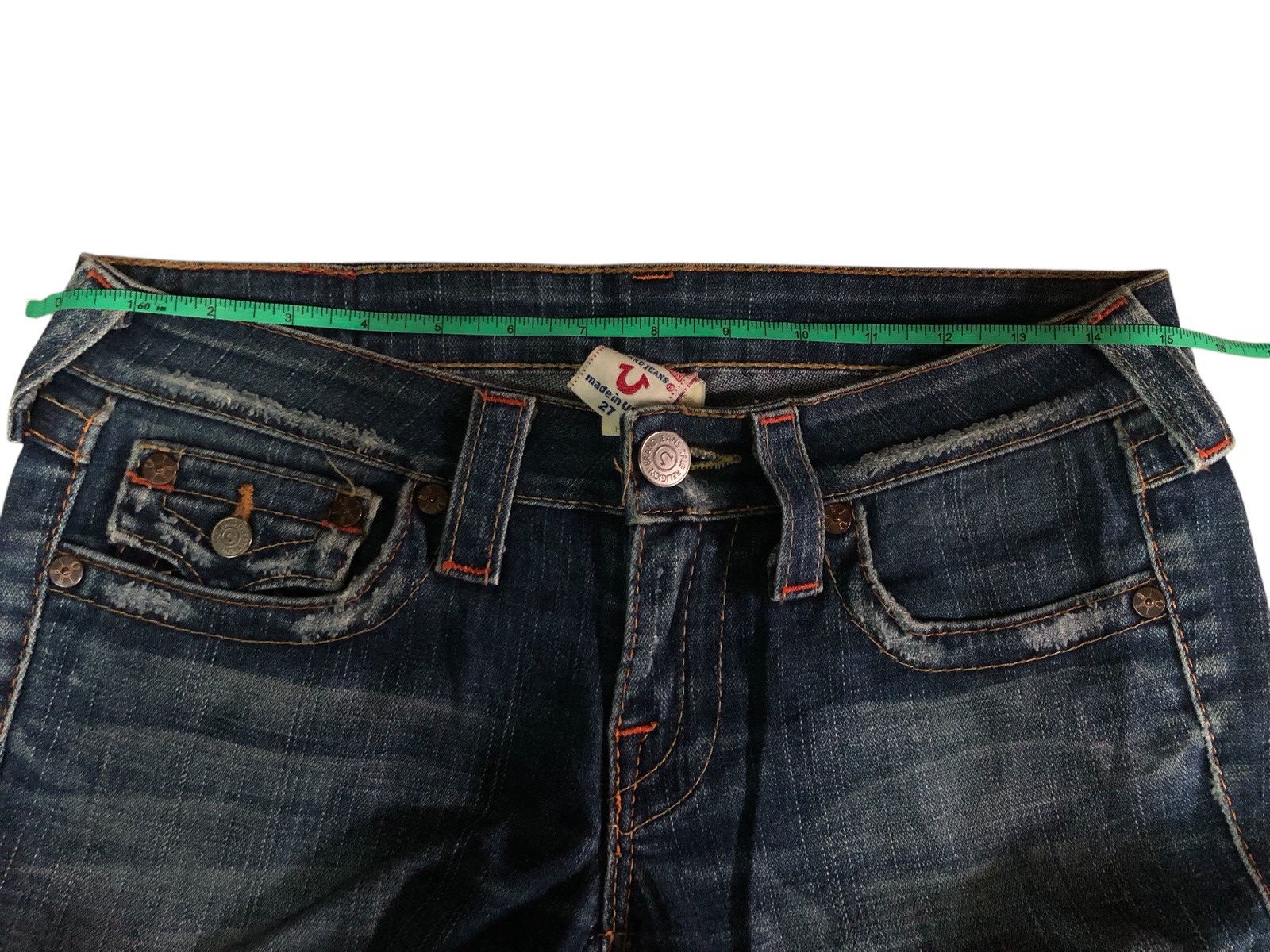 True Religion True Religion Joey low rise spiral cut flared jeans Size US 31 - 13 Thumbnail
