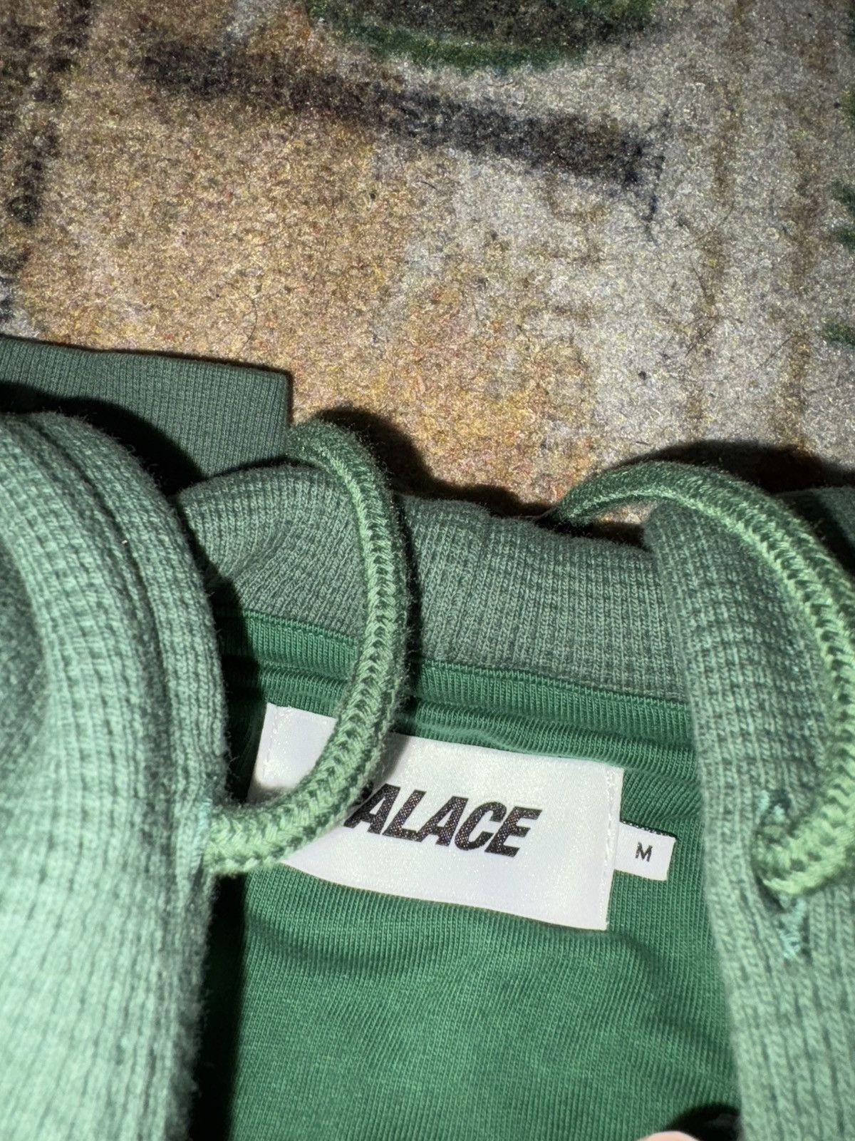 Palace Palace Stamp Waffle Zip Thermal Hoodie Racey Green Size US M / EU 48-50 / 2 - 3 Thumbnail