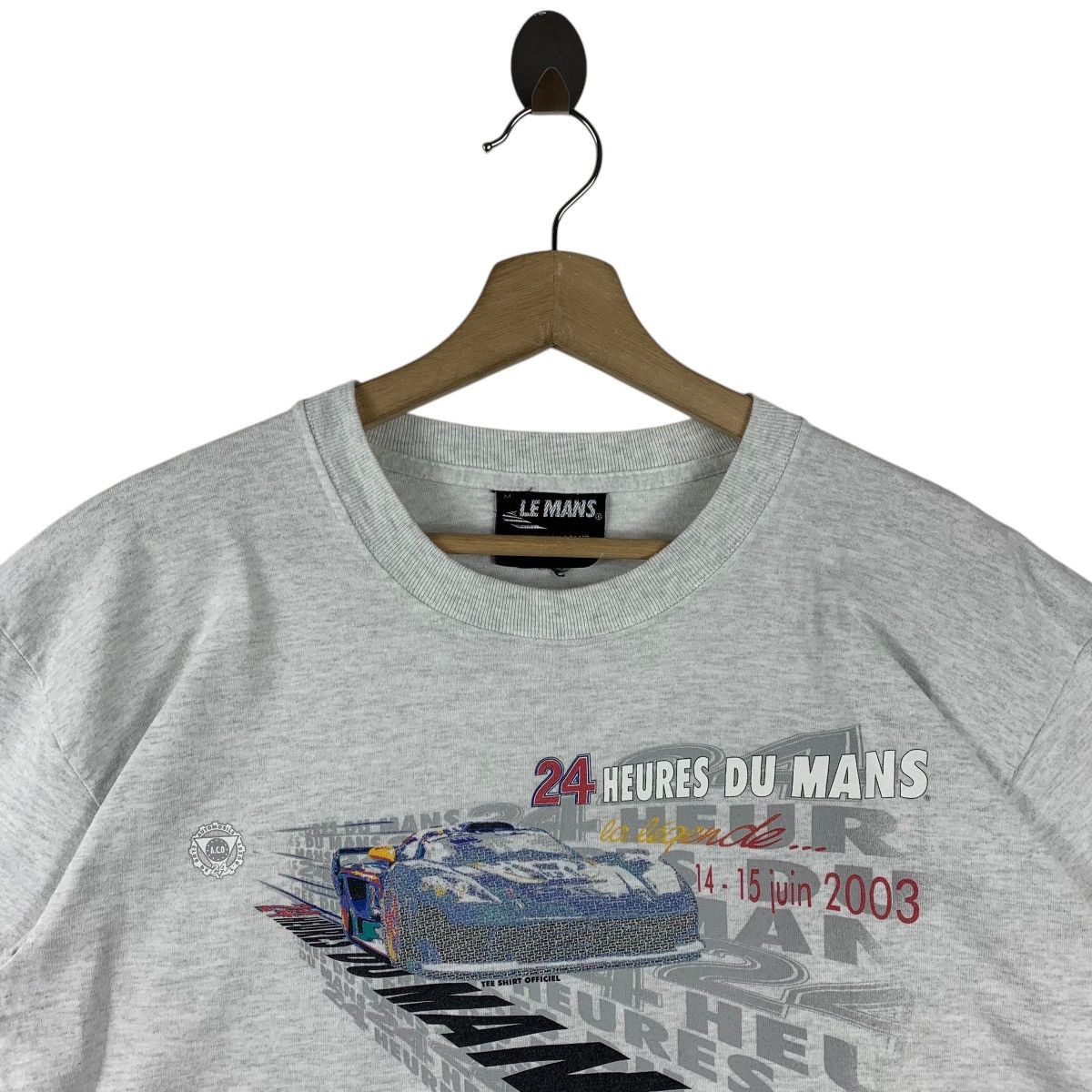 Japanese Brand Vintage 90s LE MANS racing tee Size US M / EU 48-50 / 2 - 2 Thumbnail