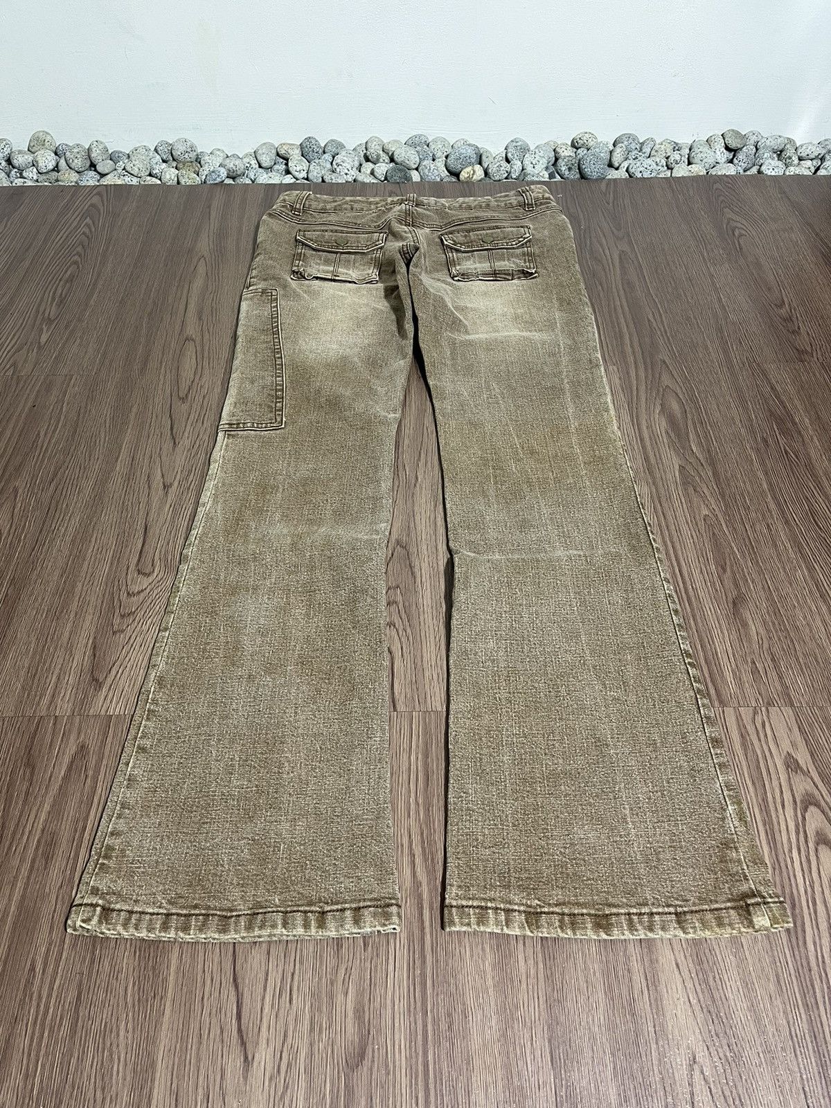 If Six Was Nine × Japanese Brand × Vintage Jouer Aux Echecs flare mudwash jeans rare design Size US 31 - 6 Thumbnail