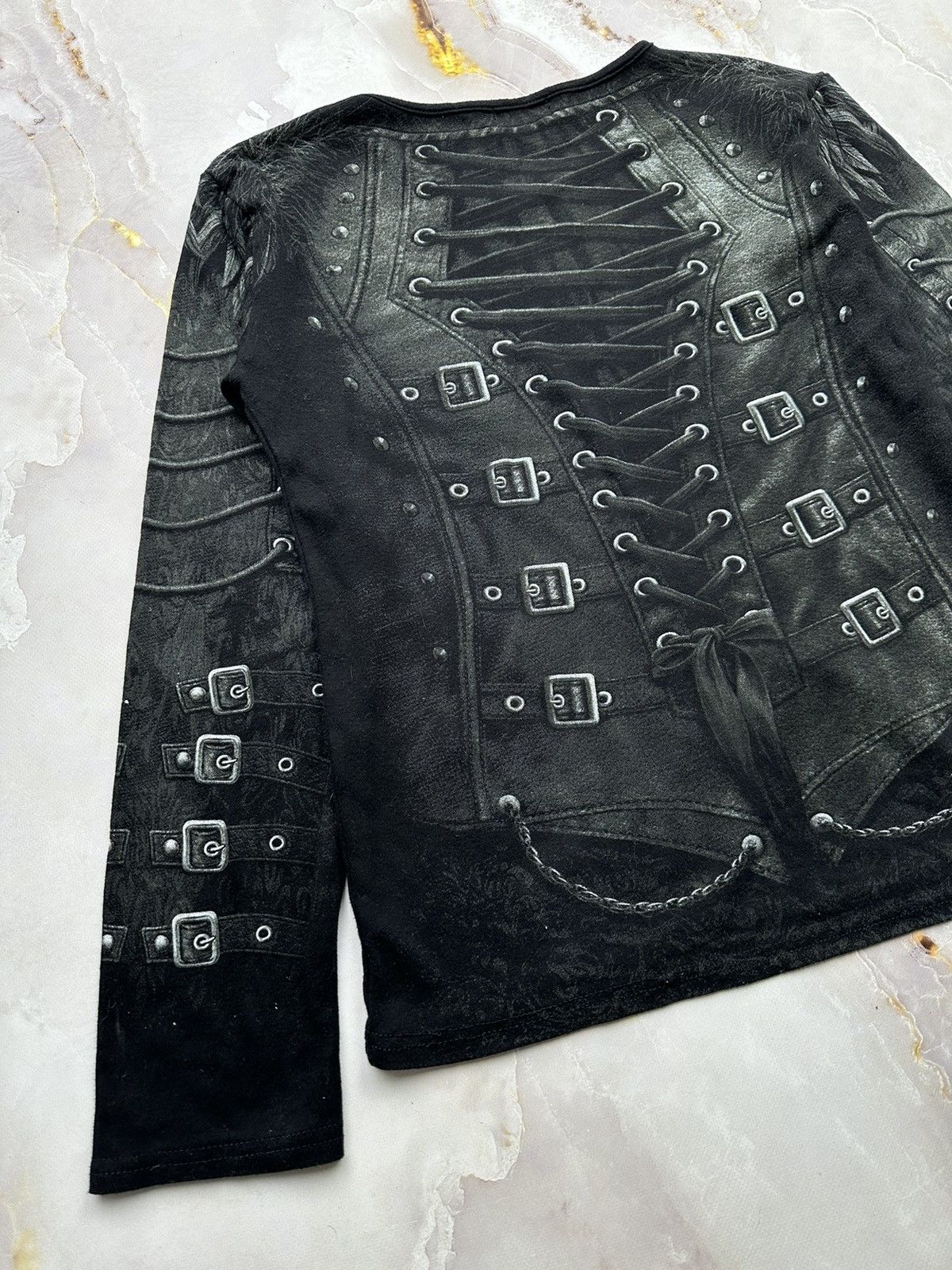 Japanese Brand Vintage Printed Long Sleeve Size L / US 10 / IT 46 - 8 Thumbnail