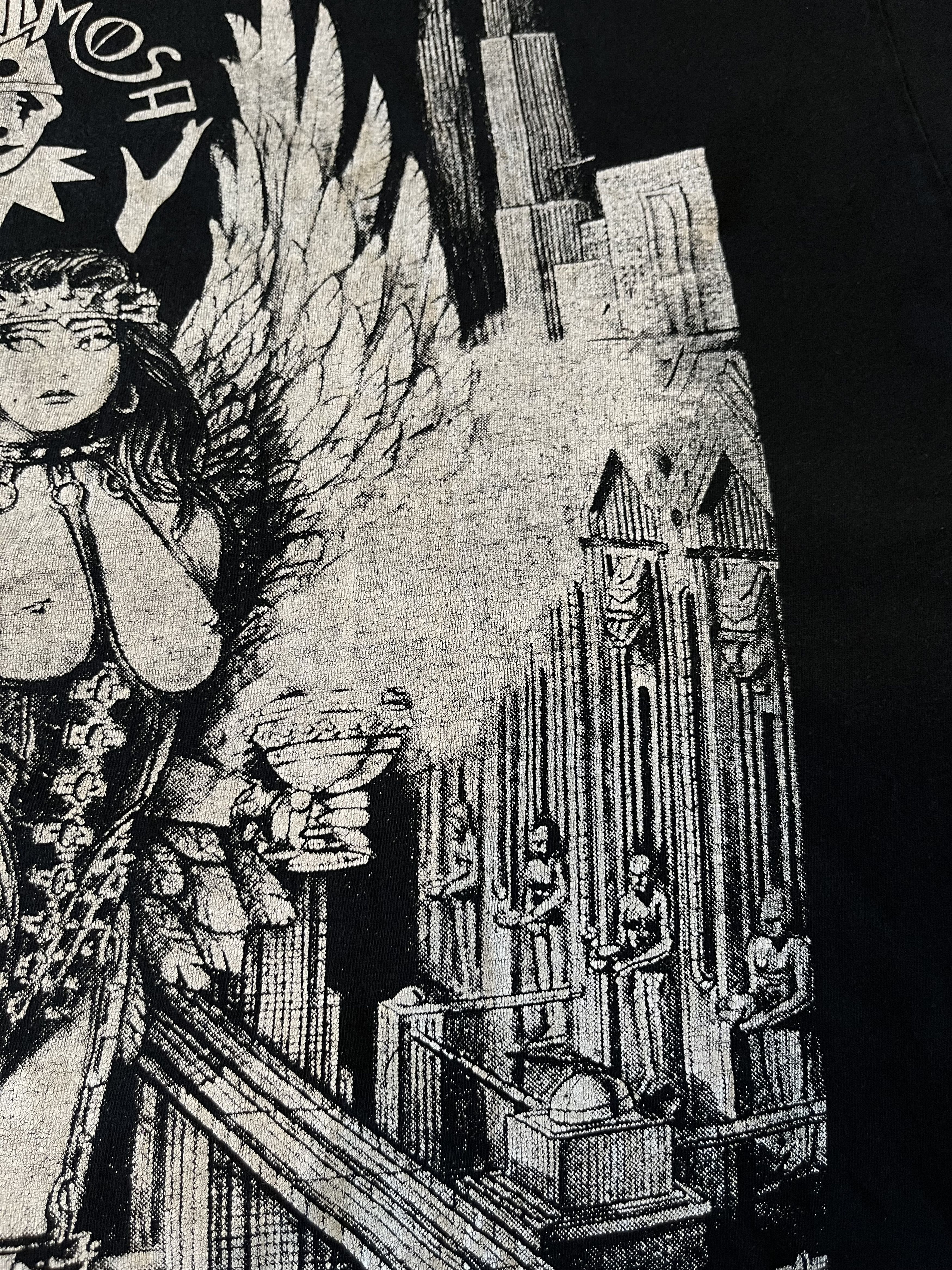 Band Tees × Vintage Lacrimosa 90s Swedish Gothic Metal Band T Shirt Clown Size US L / EU 52-54 / 3 - 9 Thumbnail