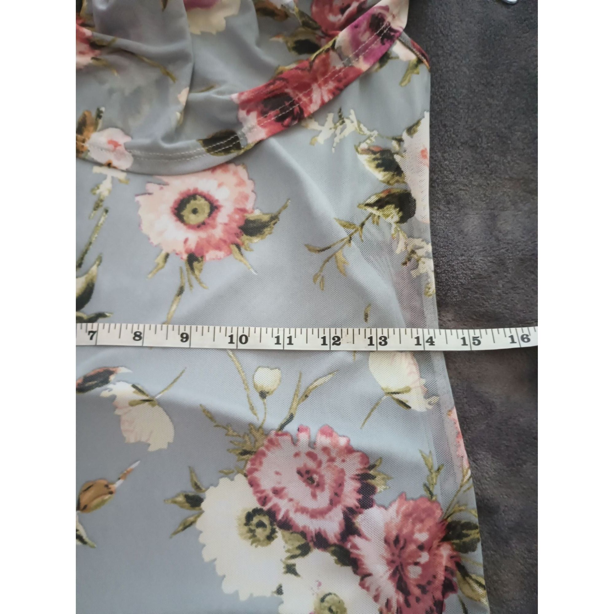 Vintage Potters Pot Women's Sleeveless Floral Dress Mesh Lined M Med Size M / US 6-8 / IT 42-44 - 5 Thumbnail