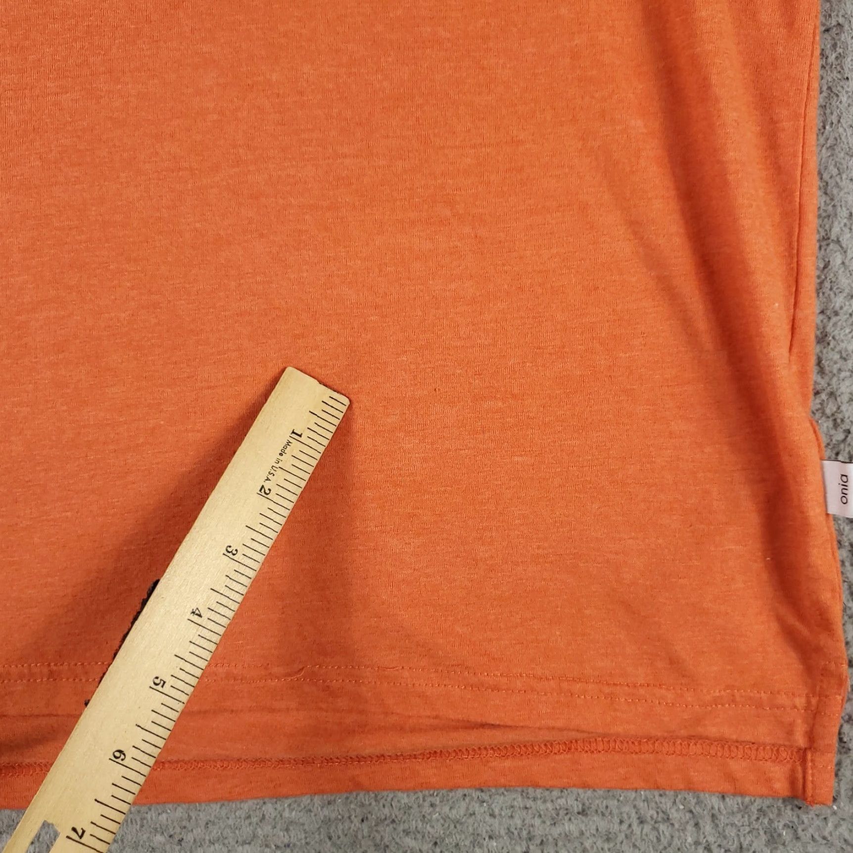 Onia Onia Polo Shirt Mens 2XL Orange Collar Short Sleeve Polo Casual Casual Shirt Size US XXL / EU 58 / 5 - 3 Thumbnail
