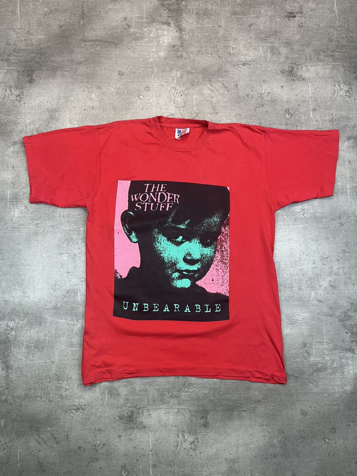 AIRAK THE WONDER STUFF UNBEARABLE BAND TEE 80’s