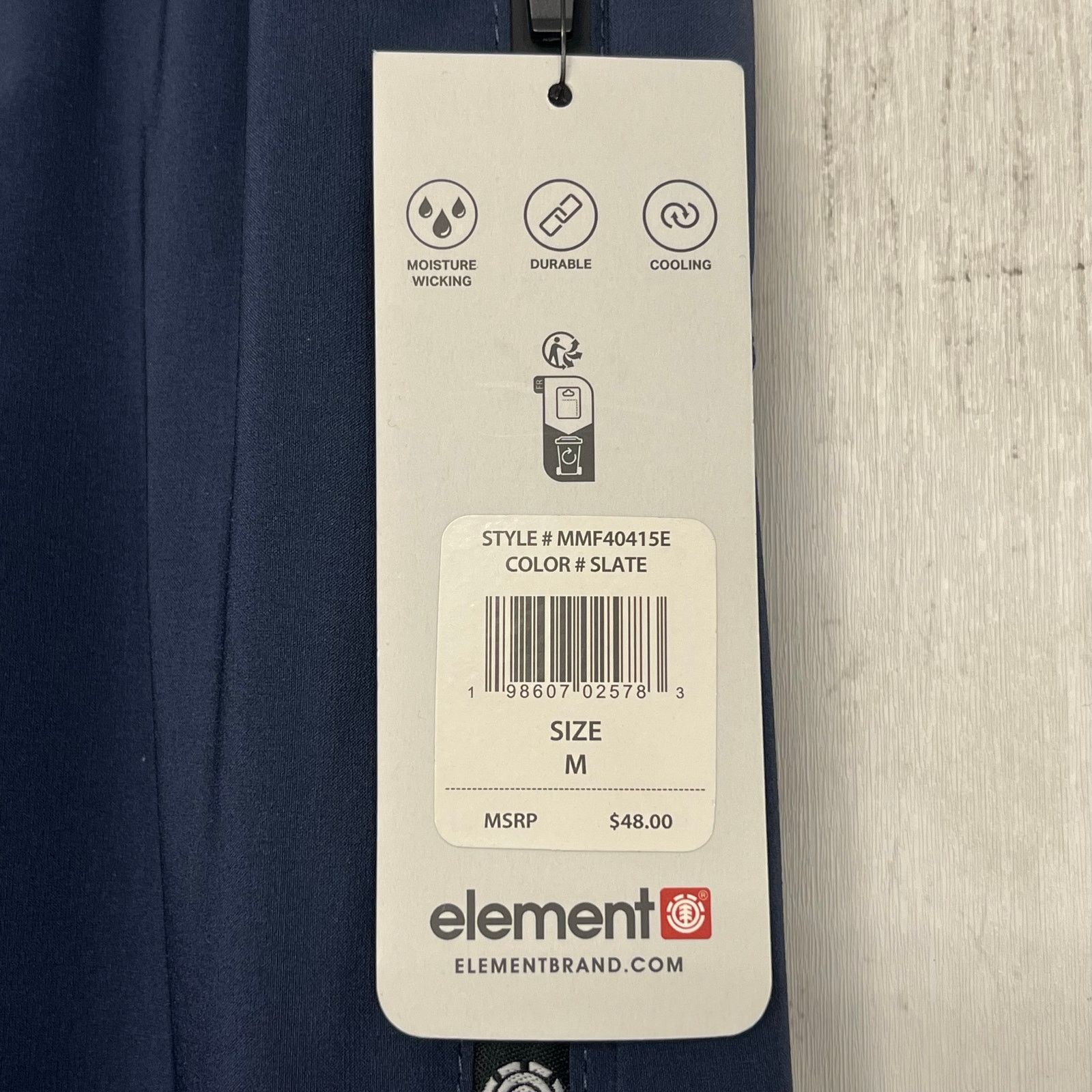 Element Element Slate Blue Performance Tech Stretch Athletic Pants Size US 30 / EU 46 - 4 Thumbnail