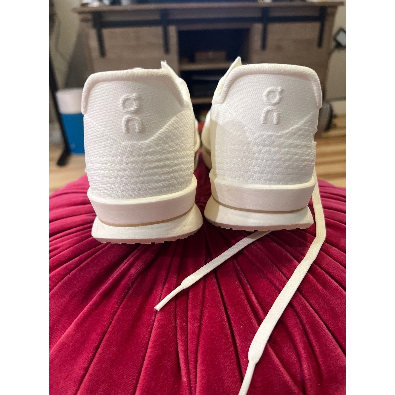 On On Cloud Cloudneo Cyclon Women's Running Shoes All White Siz Size US 11 / IT 41 - 7 Thumbnail