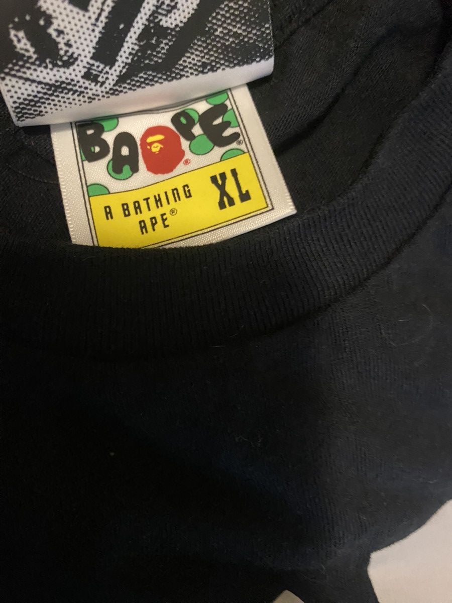 Bape BAPE Ape Head Tee ‘Black’ Size US XL / EU 56 / 4 - 3 Thumbnail