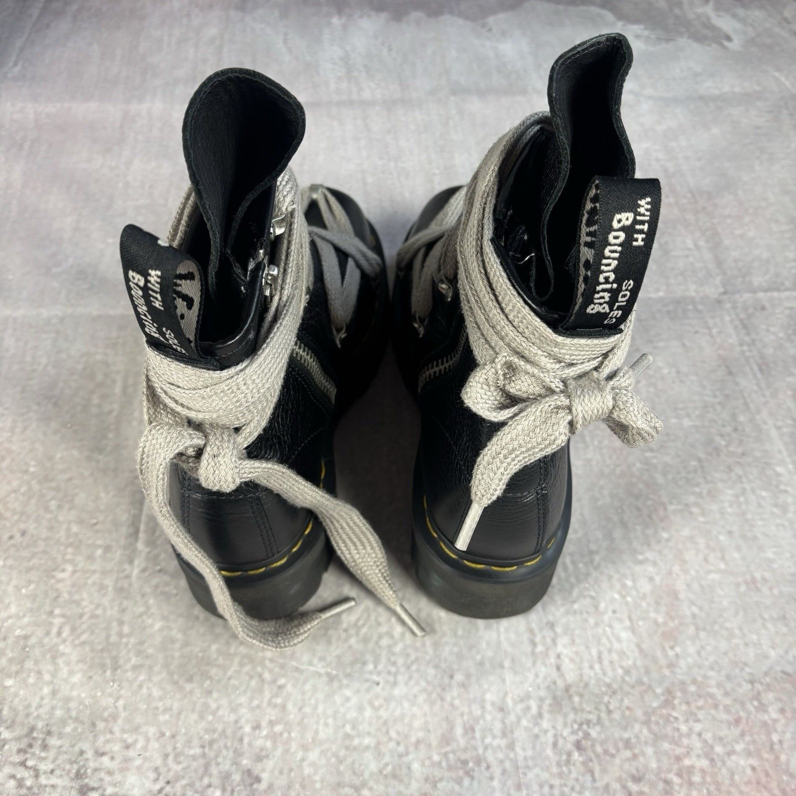 Dr. Martens × Rick Owens Rick Owens X DR. doc martens Megalace 1460 Size US 8 / EU 41 - 3 Thumbnail