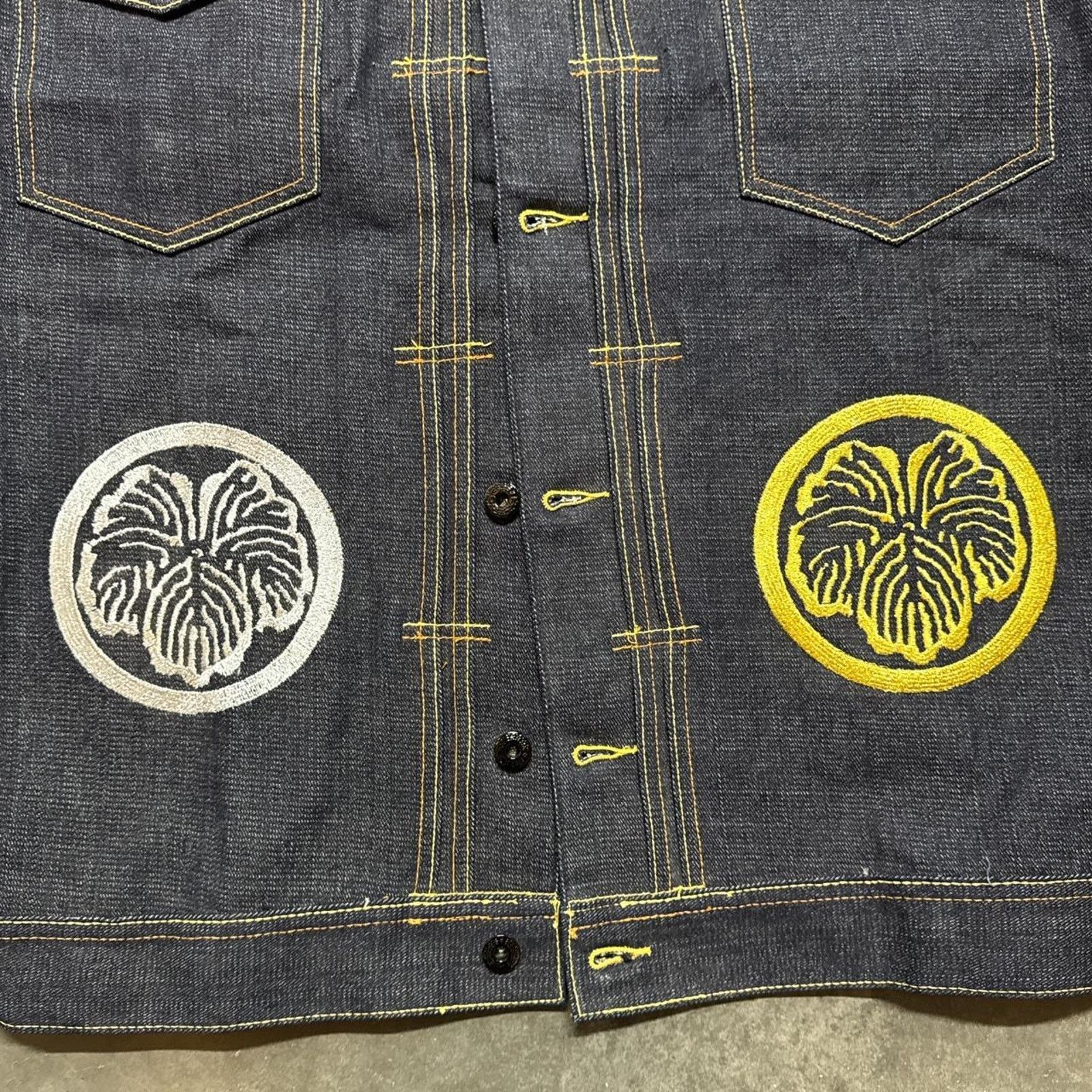 Vintage Red Monkey Company Japanese Selvedge Vintage Denim Jacket Size US XXL / EU 58 / 5 - 6 Thumbnail