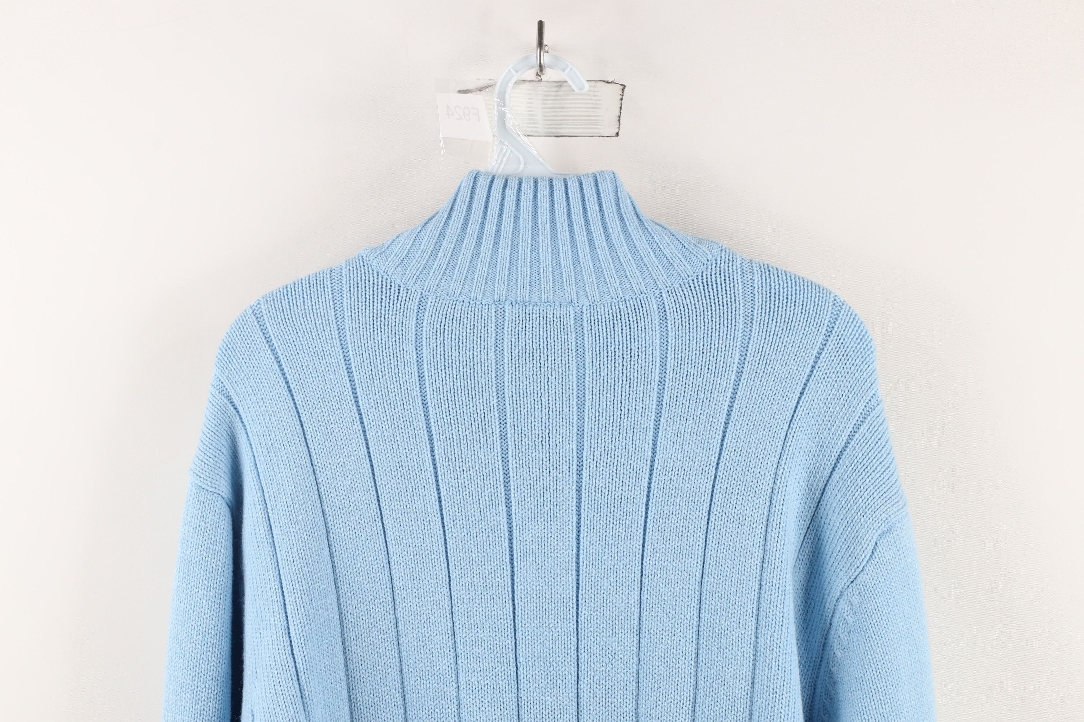 Southpole × Vintage Vintage 90s Southpole Striped Knit Half Zip Pullover Sweater Size US M / EU 48-50 / 2 - 12 Thumbnail