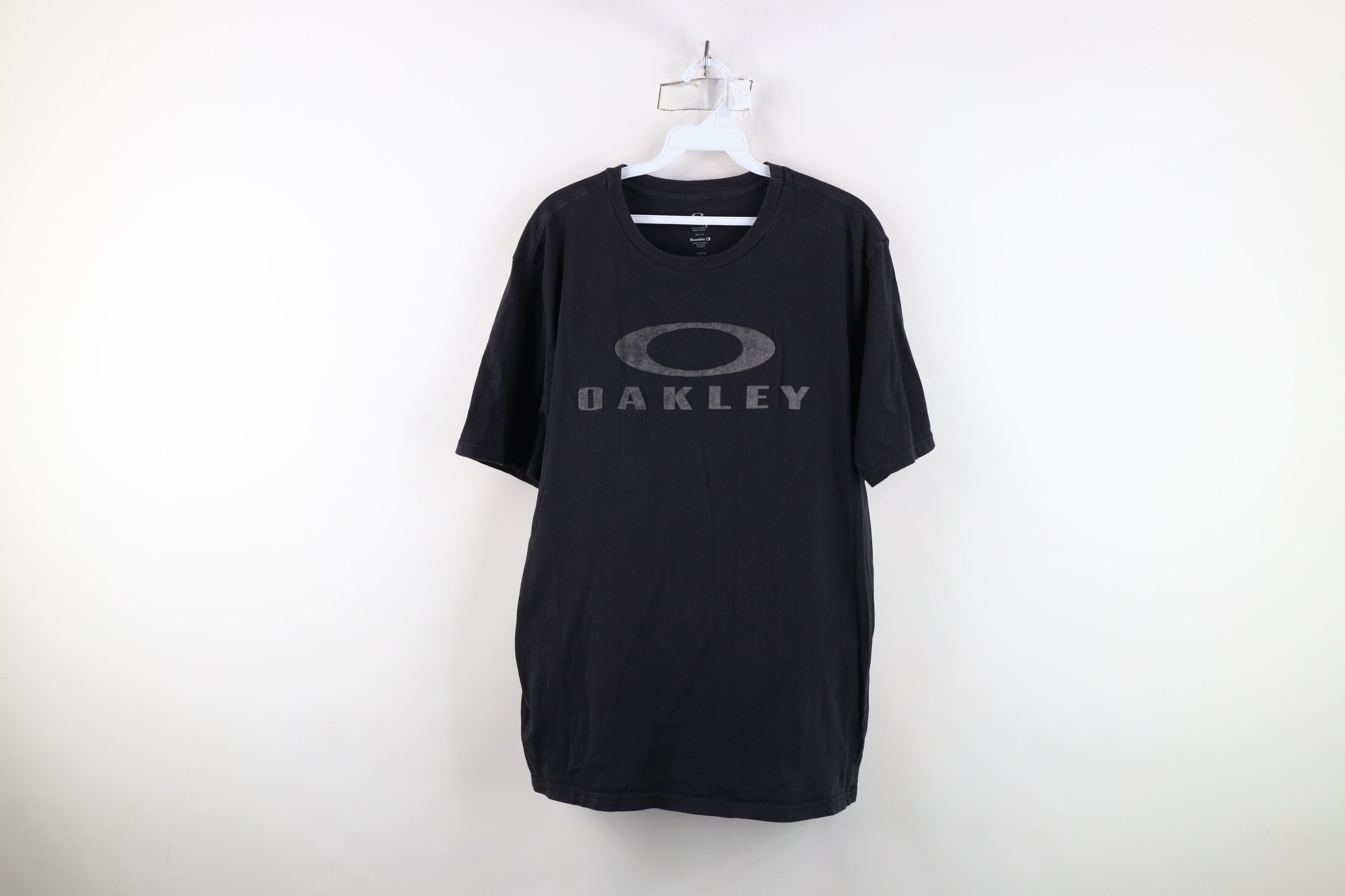 Oakley Y2K Oakley Spell Out Big O Logo Short Sleeve T-Shirt Black Size US XL / EU 56 / 4 - 1 Thumbnail