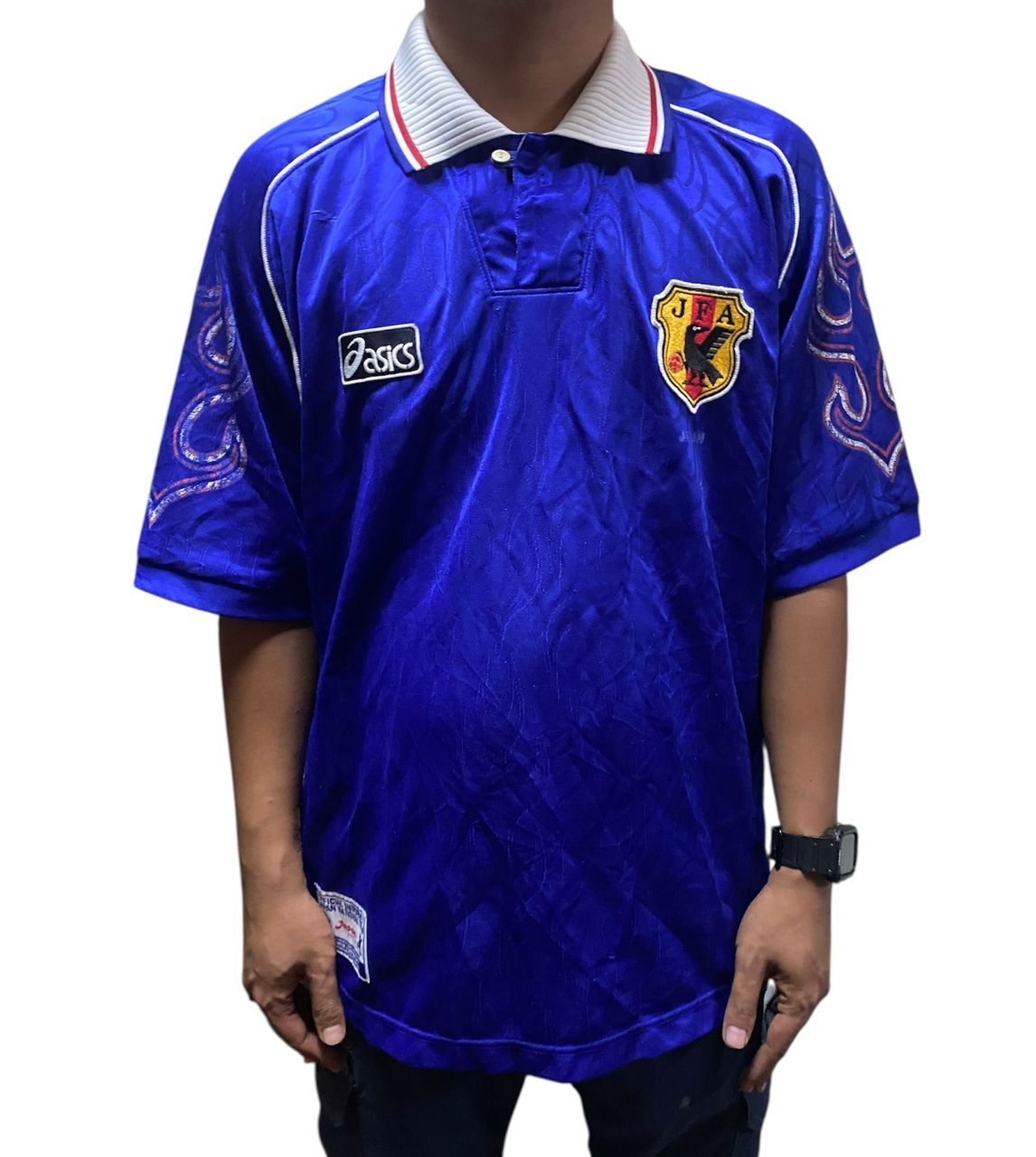 Asics × Vintage Best offer 🔥Vintage japan team football 1998 jersey shirt Size US L / EU 52-54 / 3 - 18 Thumbnail