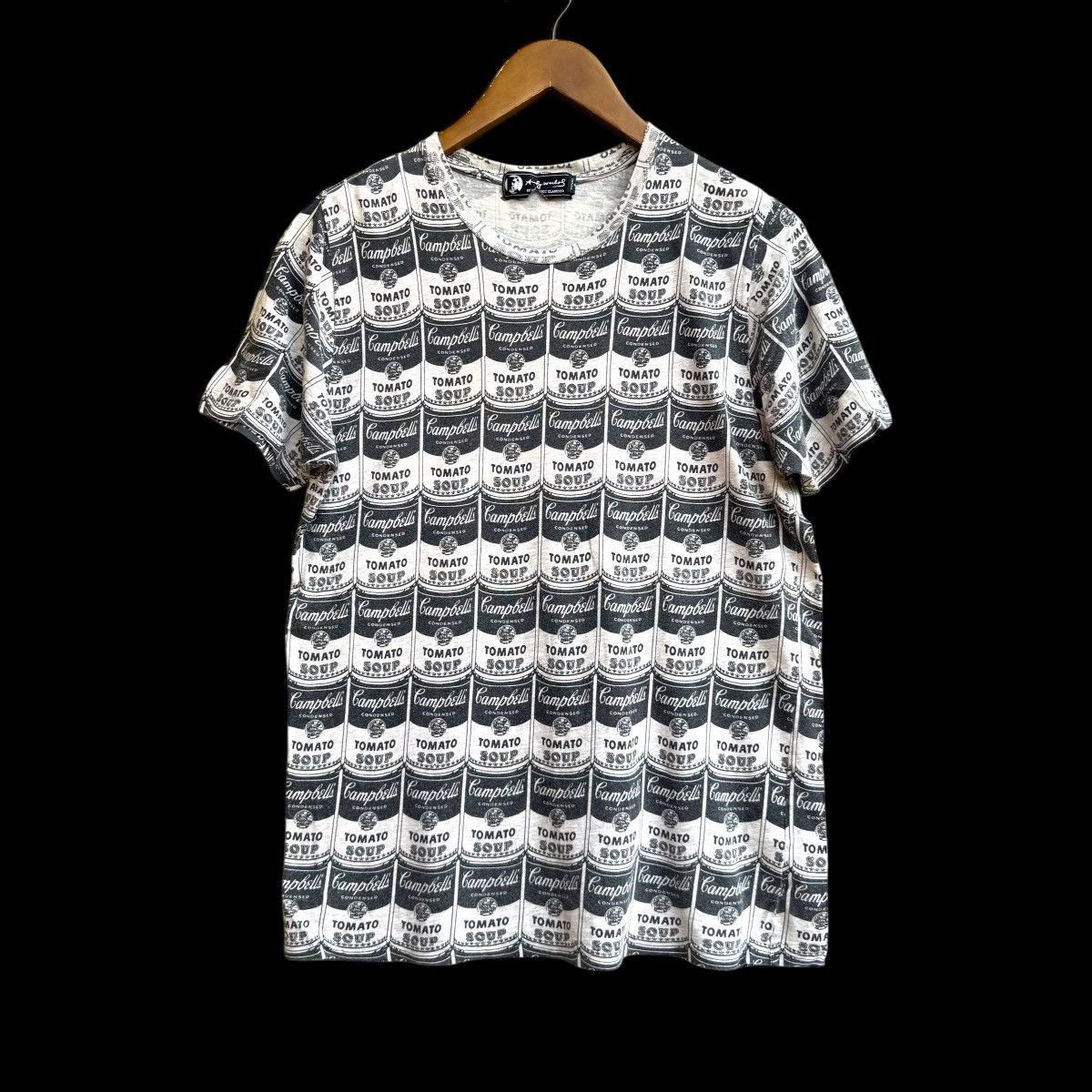 Andy Warhol × Hysteric Glamour × Japanese Brand Hysteric Glamour x Andy Warhol Campbell Pop Art Soup T-shirt Size M / US 6-8 / IT 42-44 - 2 Thumbnail