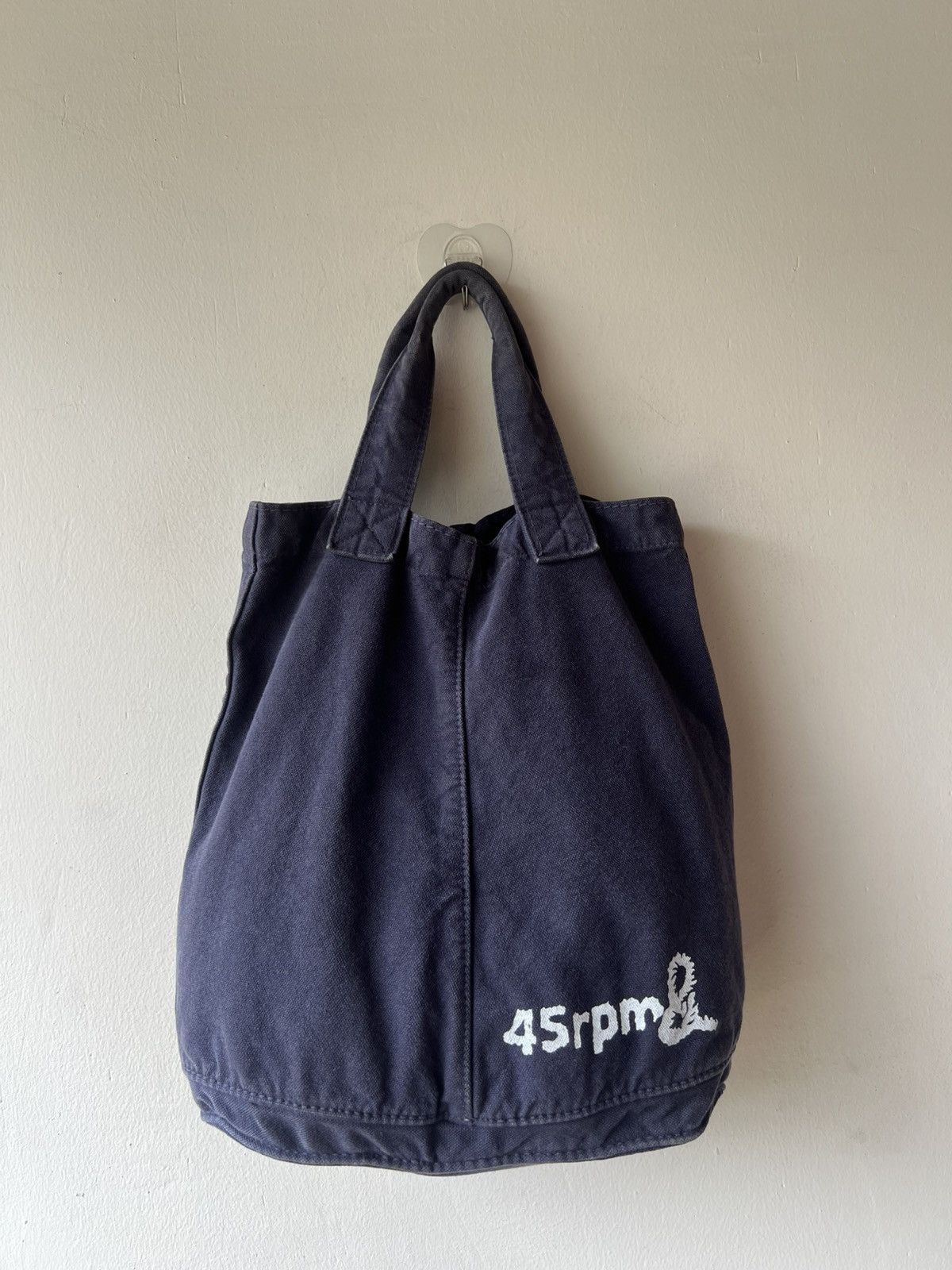 45rpm Vintage 45rpm Indigo Denim Tote Bag Size ONE SIZE - 7 Thumbnail