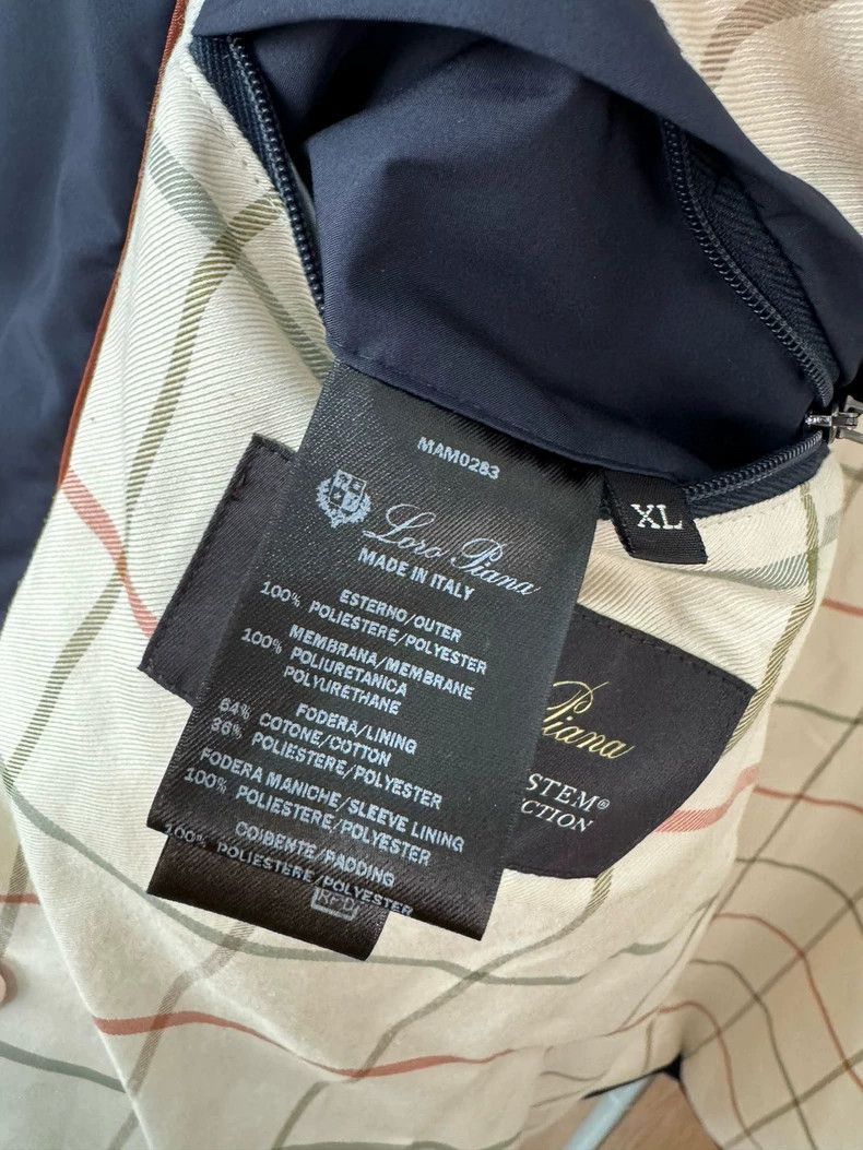 Loro Piana LORO PIANA Textile quilted jacket Size US XL / EU 56 / 4 - 9 Thumbnail