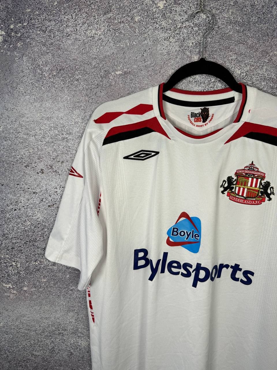 Umbro Sunderland Away Footbal Shirt 2007/08 Umbro Jersey Size US XL / EU 56 / 4 - 3 Thumbnail