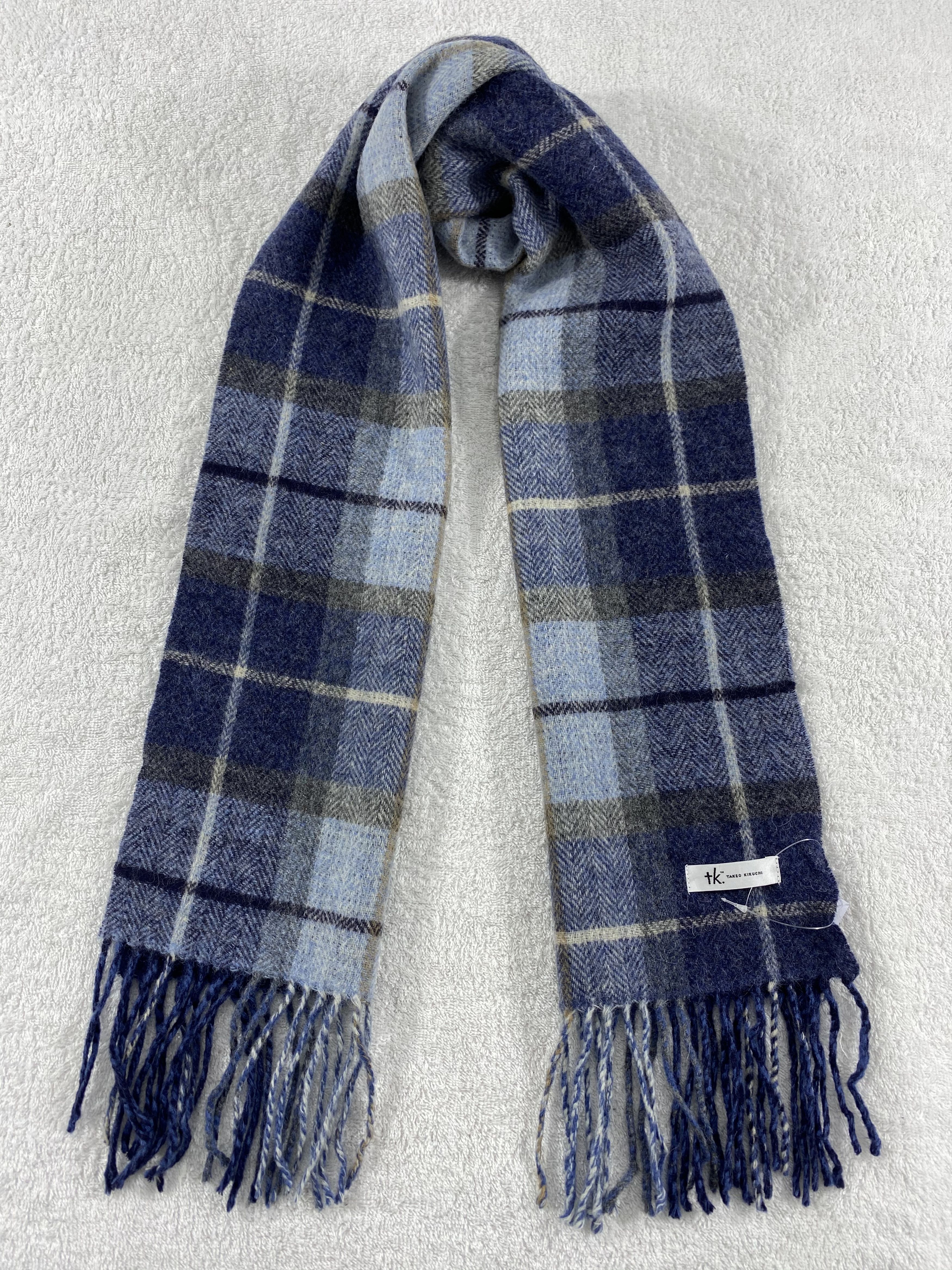Takeo Kikuchi × Vintage Takeo Kikuchi Scarf / Muffler / Neckwear - WW1754 Size ONE SIZE - 1 Thumbnail