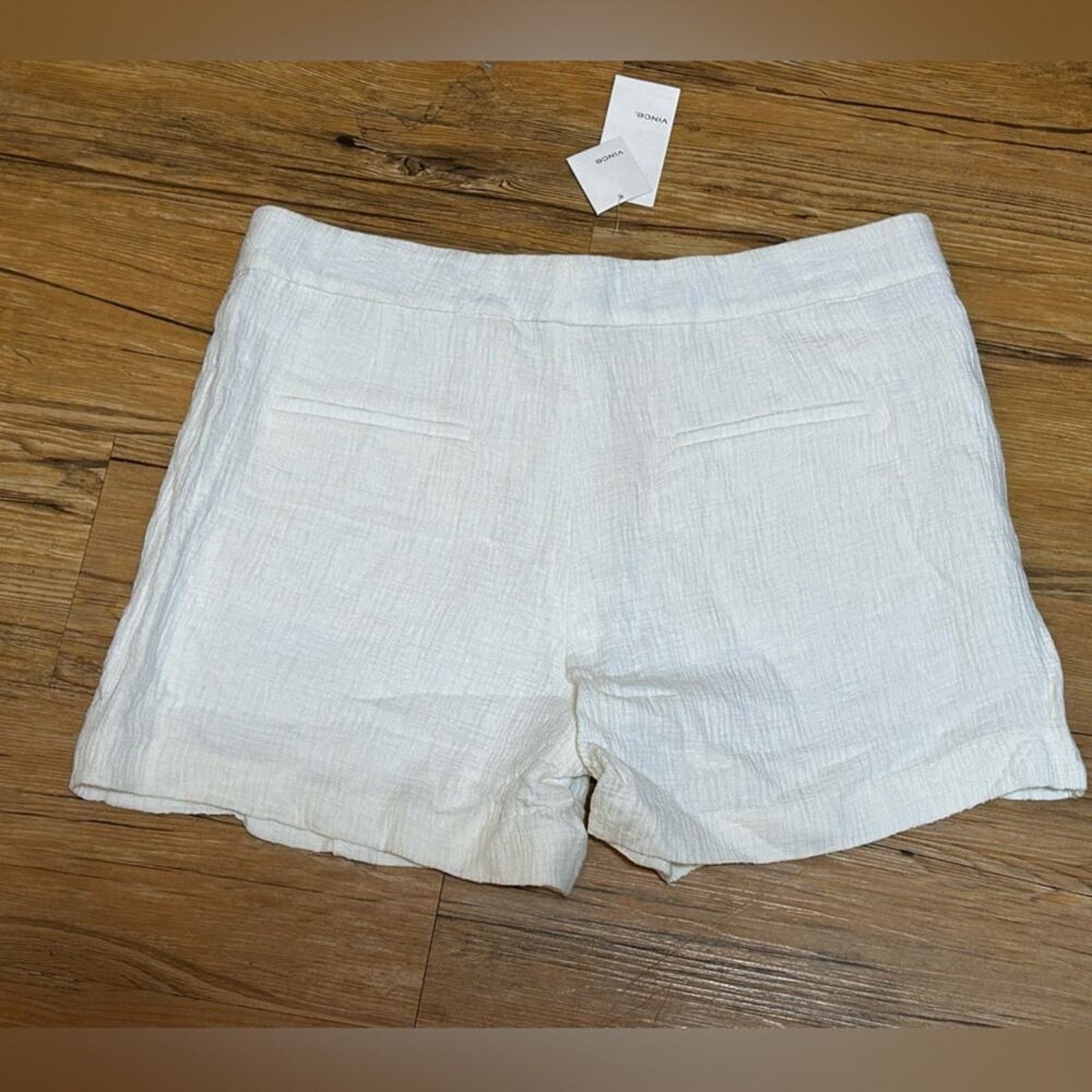 Vince NWT Vince Pintuck Jacquard Cotton Blend Shorts Sz8 MSRP $245 Size 30" / US 8 / IT 44 - 5 Thumbnail