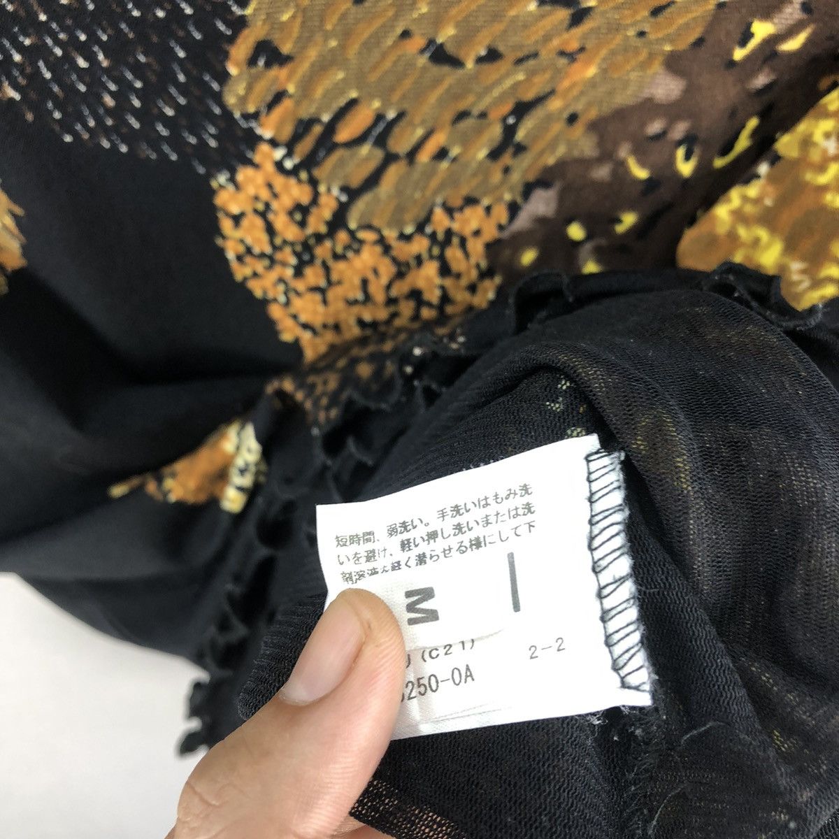 Other Gold Abstract Print Fitted Top - Jean Paul Gaultier Style Size M / US 6-8 / IT 42-44 - 17 Thumbnail