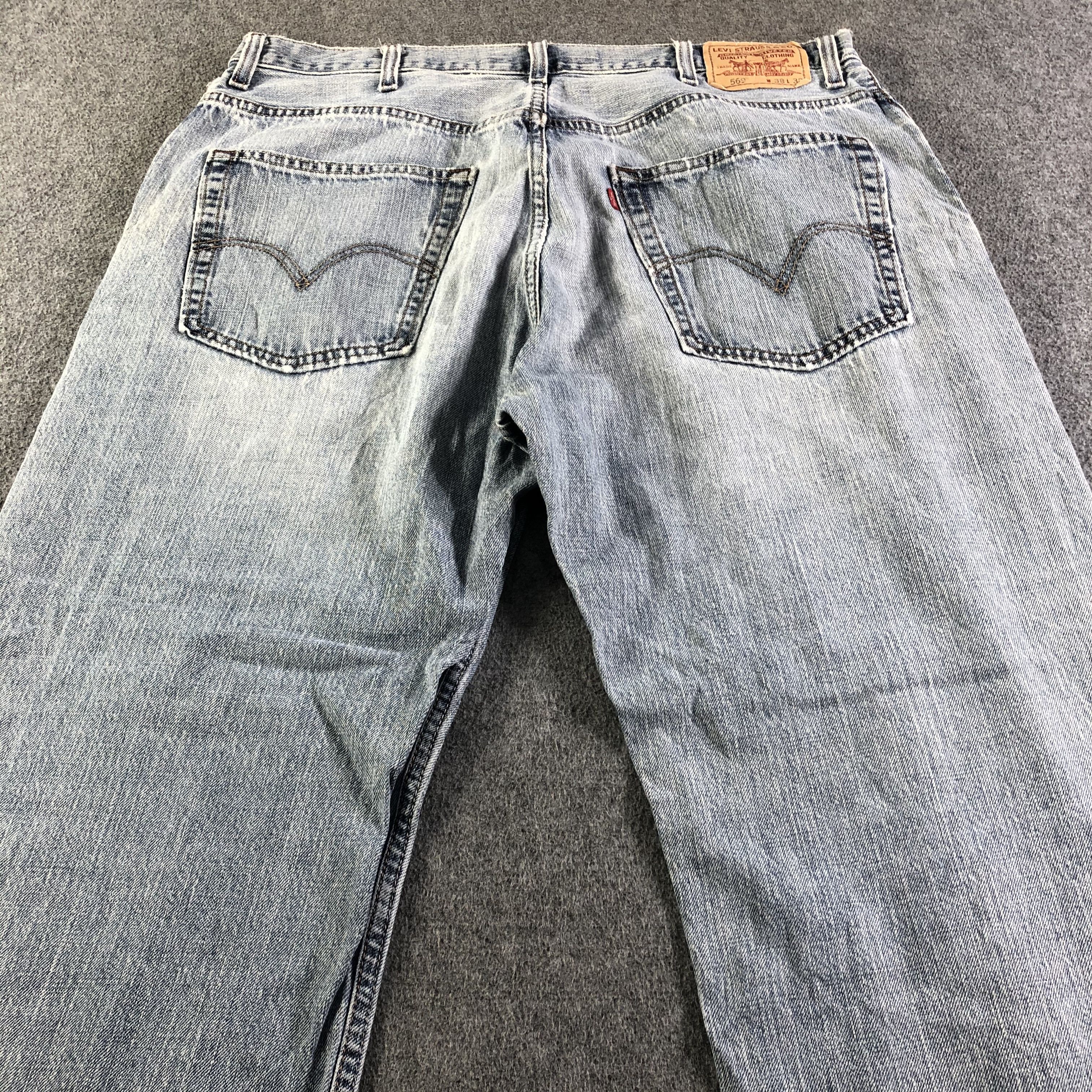 Levi's Vintage Light Wash Levis 569 Jeans-J4506 Size US 38 / EU 54 - 4 Thumbnail