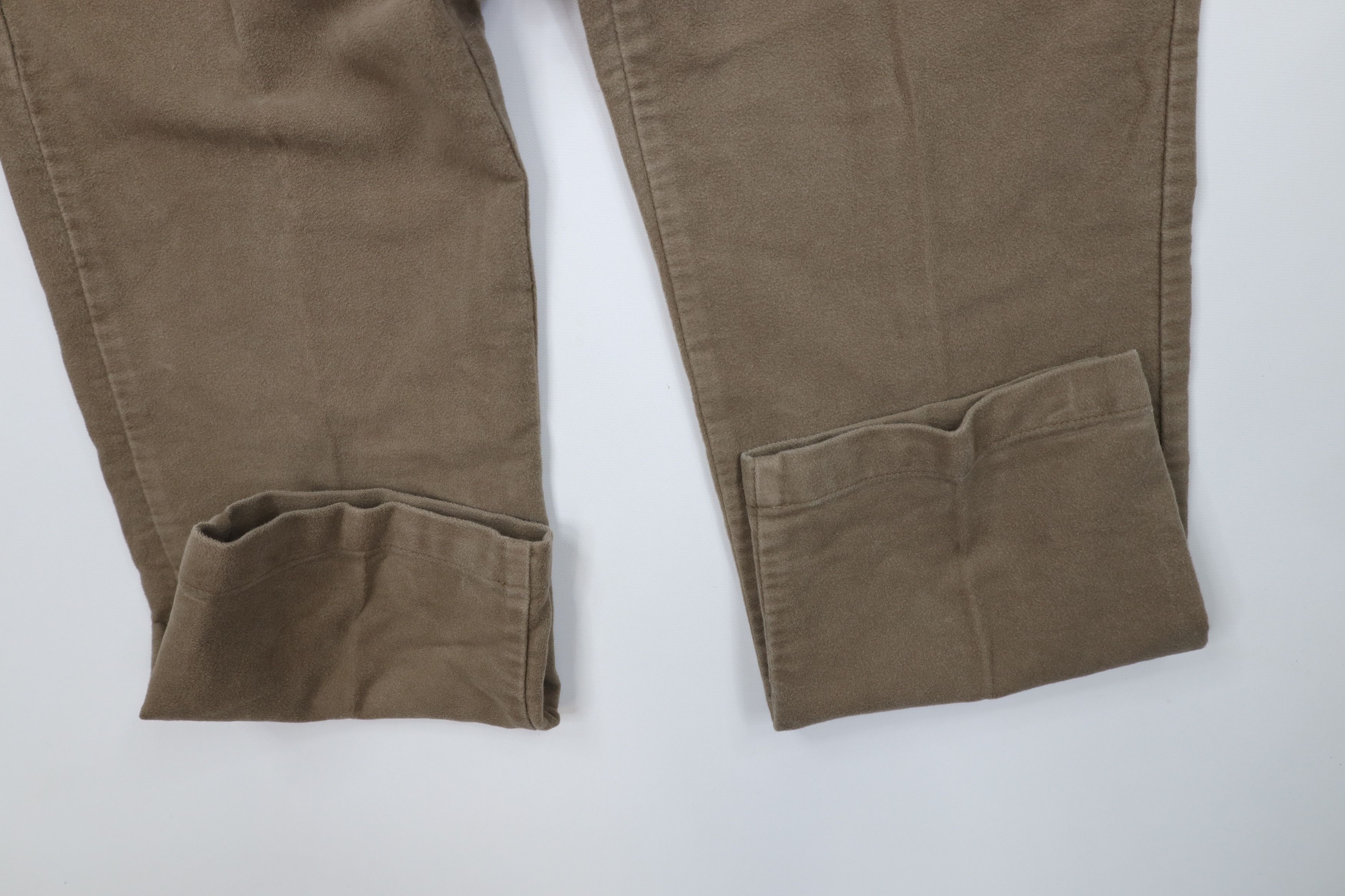 Eddie Bauer Vintage 90s Eddie Bauer Chamois Cloth Moleskin Chino Pants Size US 32 / EU 48 - 5 Thumbnail