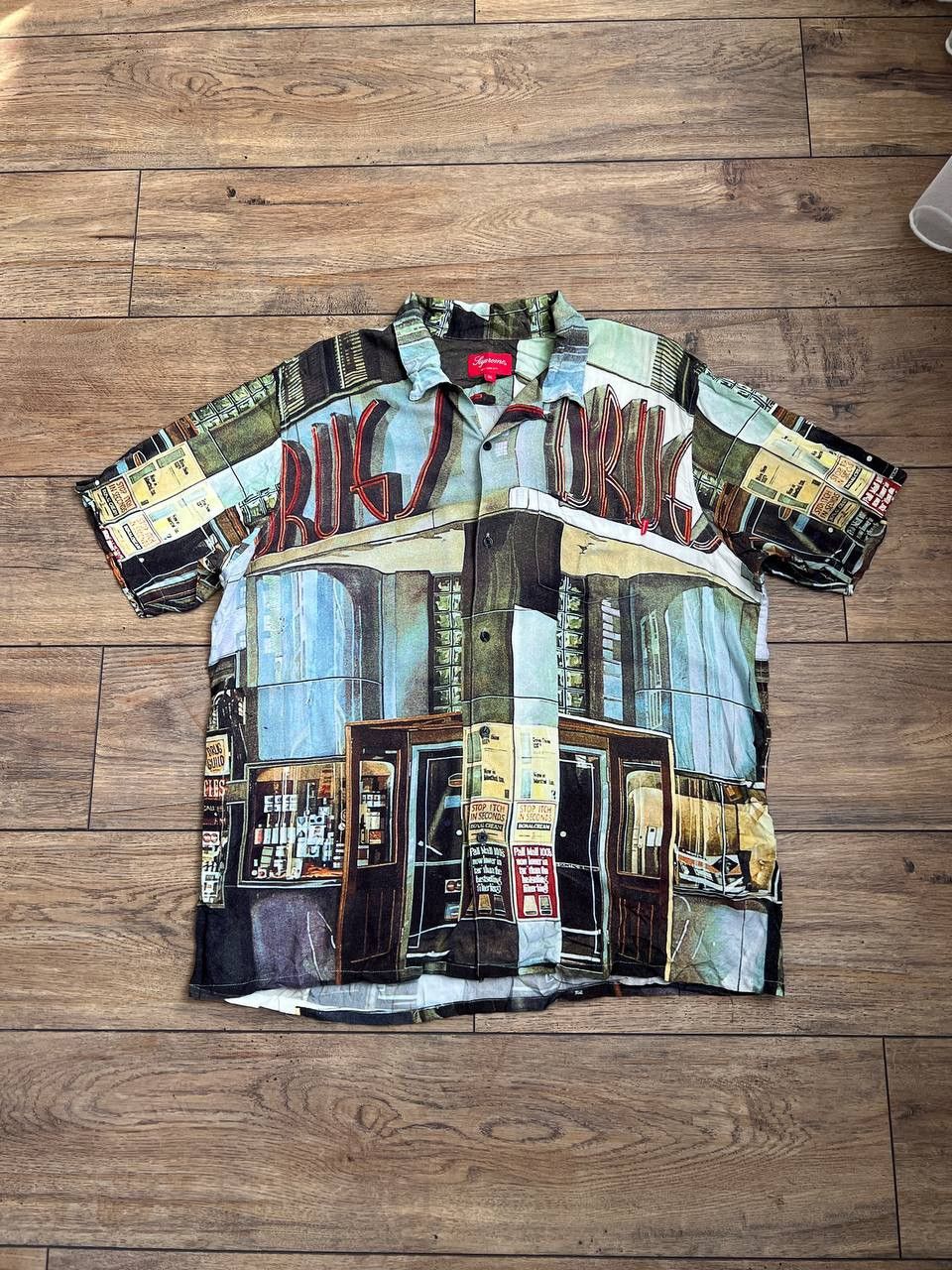 Supreme Supreme Drugs Rayon Hawaiian Shirt Size US XL / EU 56 / 4 - 1 Thumbnail